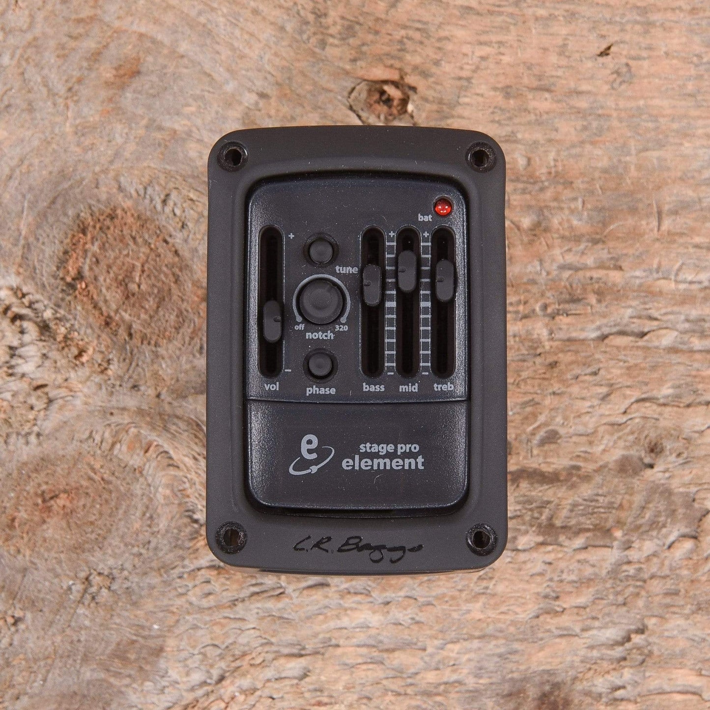 LR Baggs Stagepro-Element Acoustic Undersaddle Pickup w/Side-Mounted Preamp Parts / Guitar Pickups