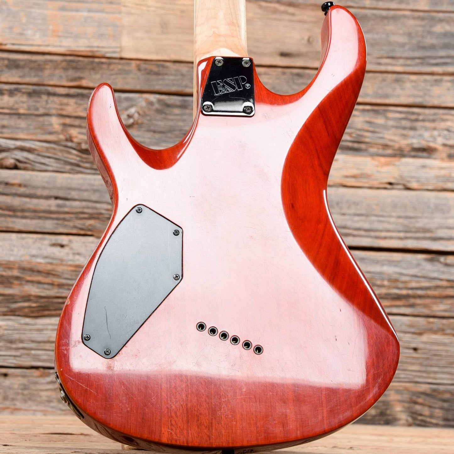LTD MV-200 Transparent Red Flame Electric Guitars / Solid Body