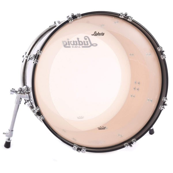 Ludwig 20x14 Classic Maple Bass Drum Vintage Black Oyster Chicago