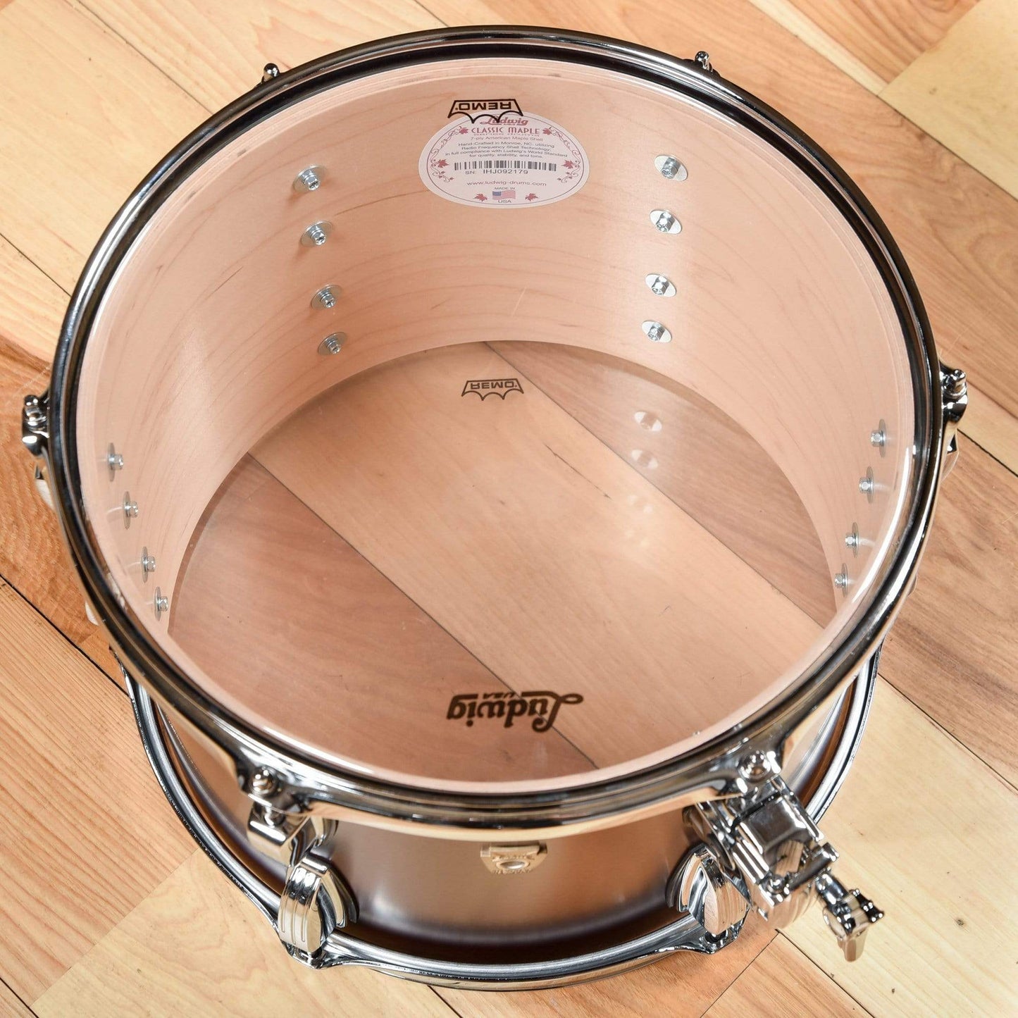 Ludwig Classic Maple 13/16/24 3pc. Drum Kit Cherry Satin Drums and Percussion / Acoustic Drums / Full Acoustic Kits