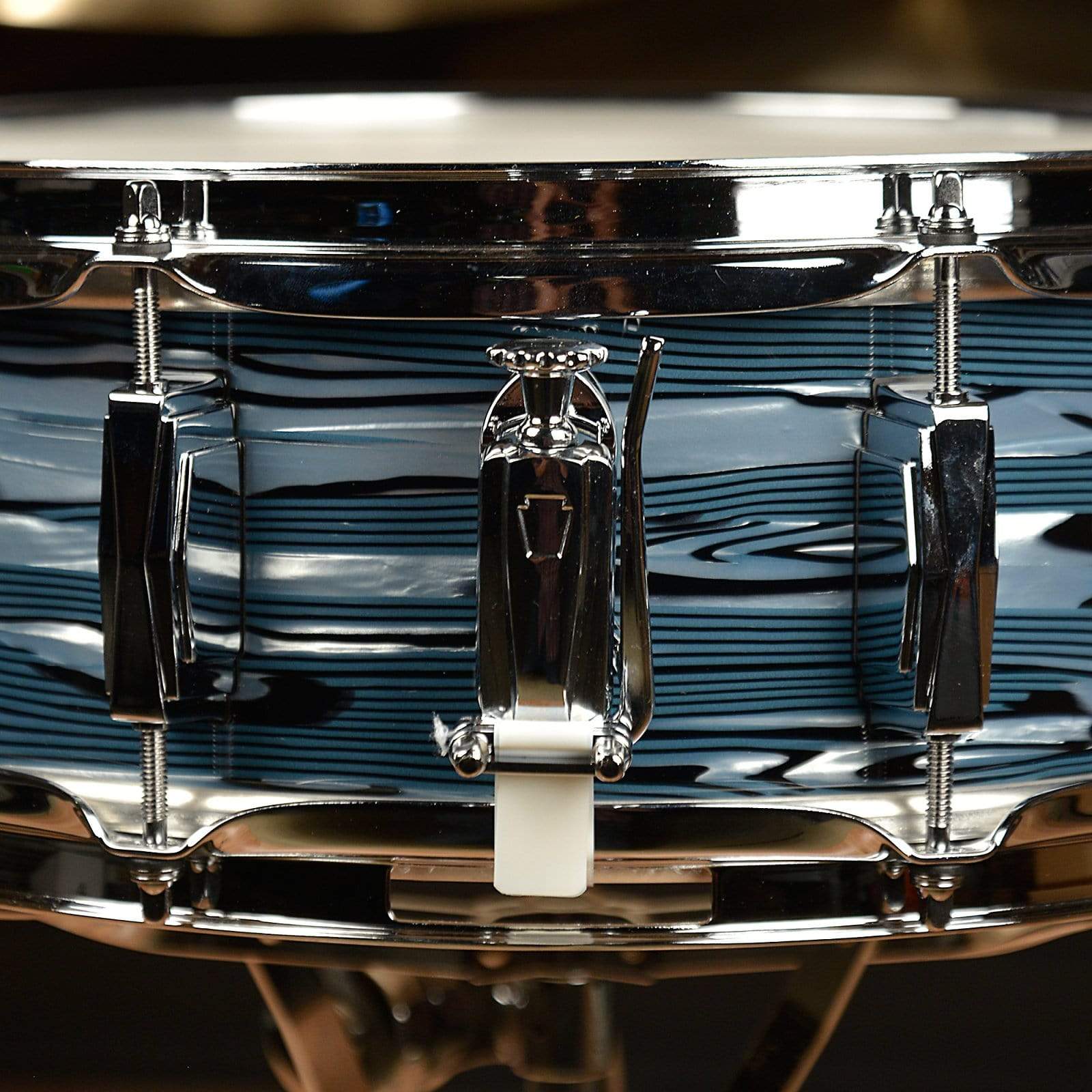 Ludwig 5x14 Club Date Snare Drum Blue Strata Drums and Percussion / Acoustic Drums / Snare