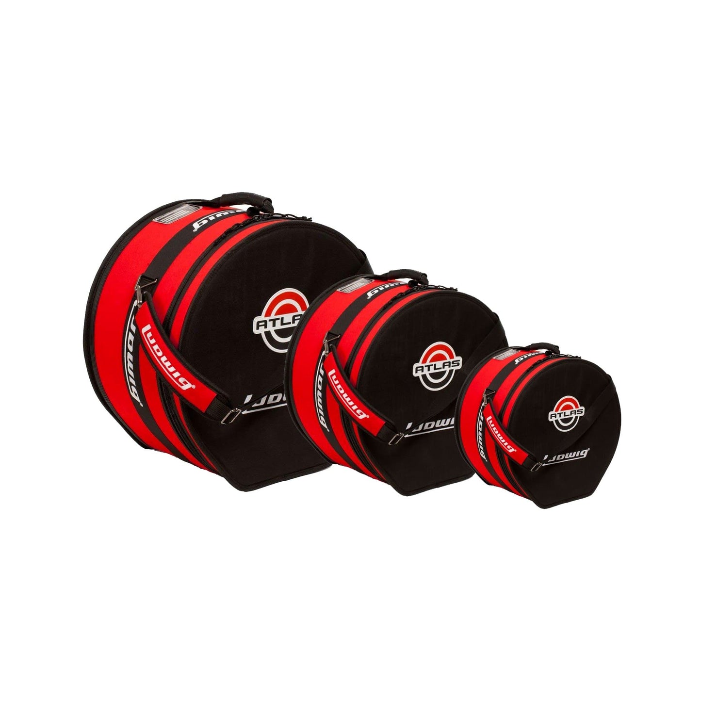 Ludwig Atlas Pro 12x8/14x14/20x14 Drum Bag/Case (3 Pack Bundle) Drums and Percussion / Parts and Accessories / Cases and Bags