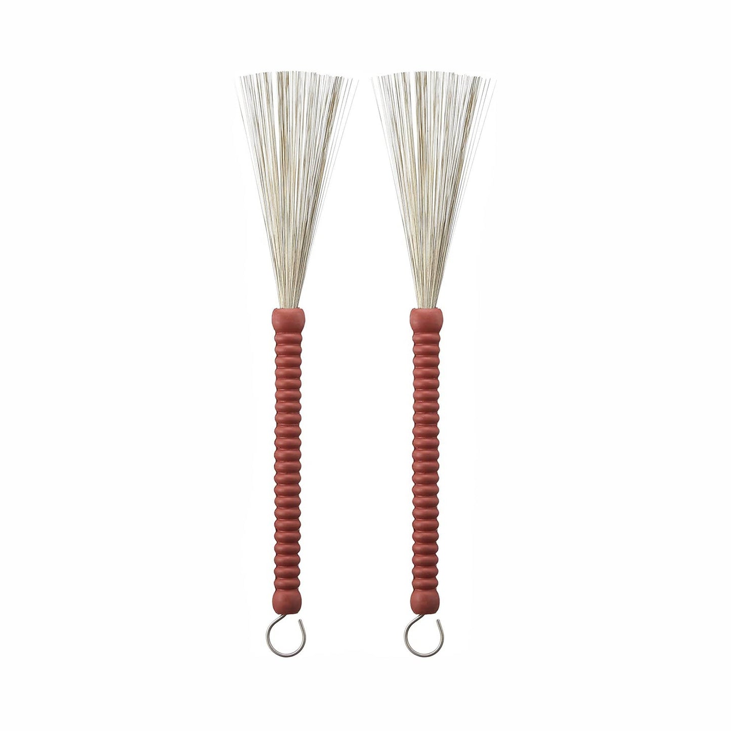 Ludwig Red Ribbed Handle Brushes w/Loop End Drums and Percussion / Parts and Accessories / Drum Sticks and Mallets