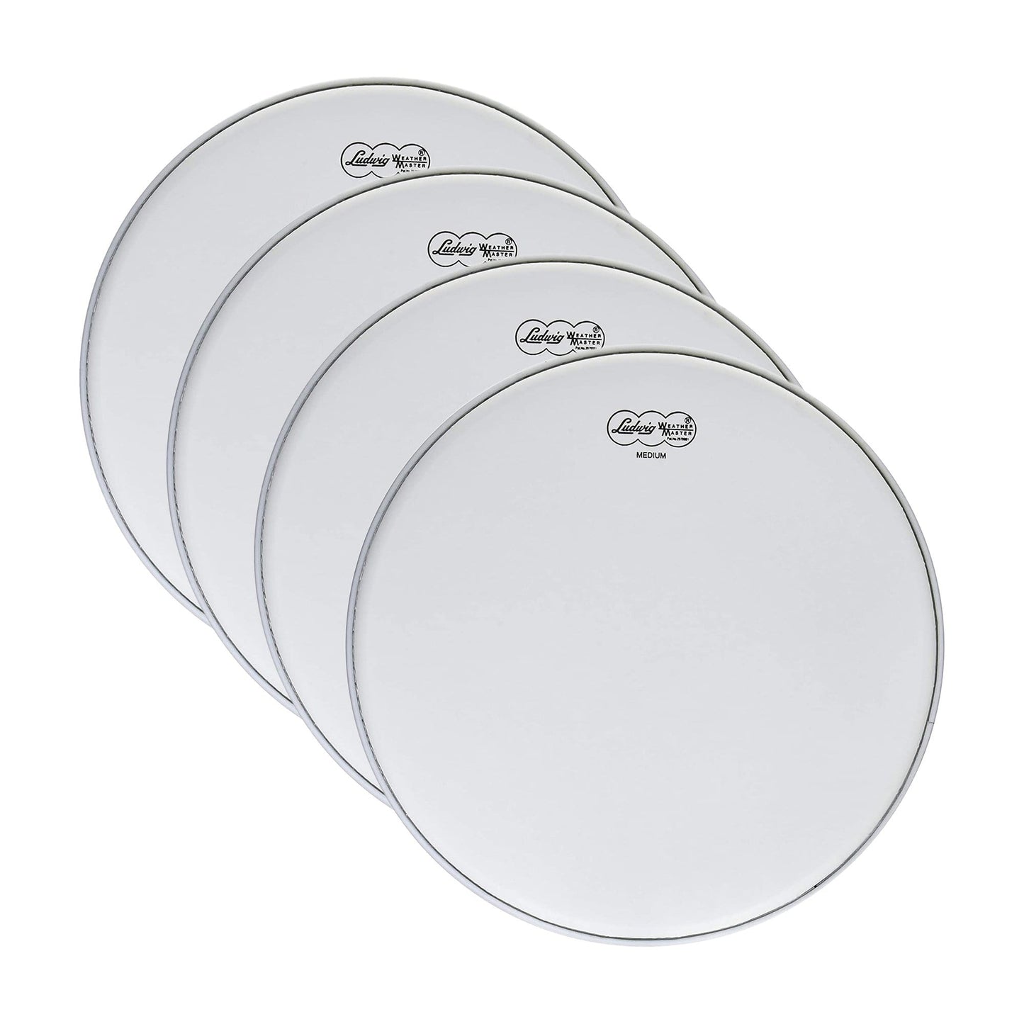 Ludwig 14" Medium Coated Weather Master Batter Drum Head (4 Pack Bundle) Drums and Percussion / Parts and Accessories / Heads