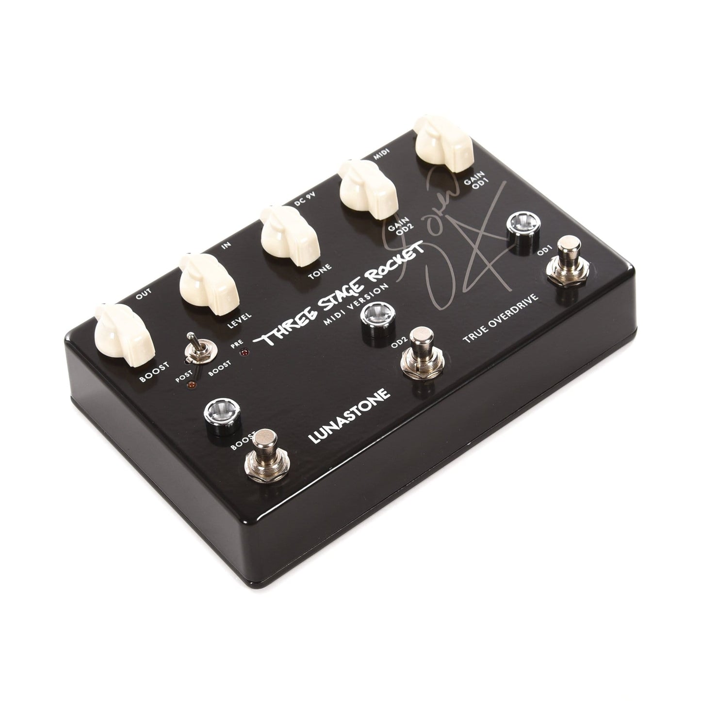 Lunastone Three Stage Rocket Midi Pedal Effects and Pedals / Overdrive and Boost