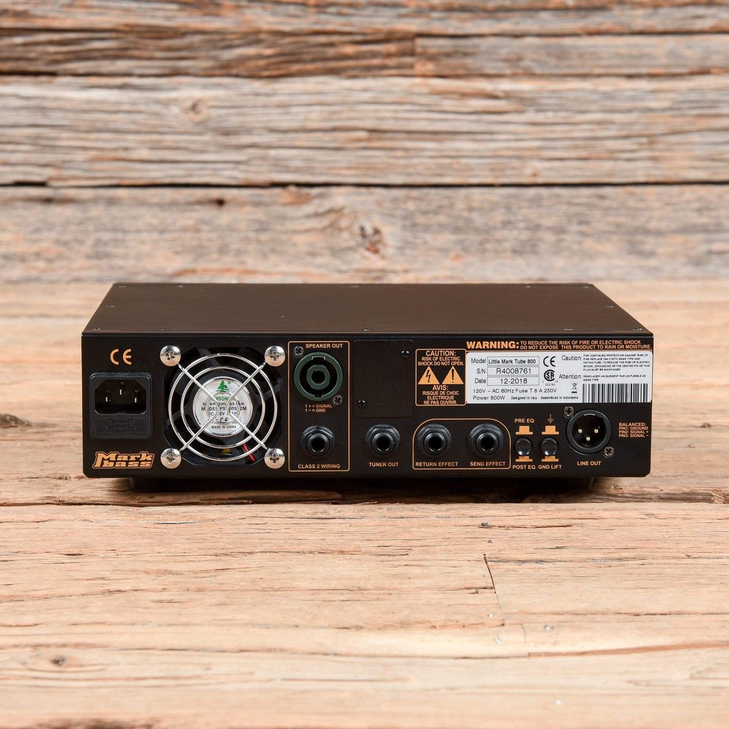 Markbass Little Mark Tube 800 Bass Head 2018 Amps / Bass Heads