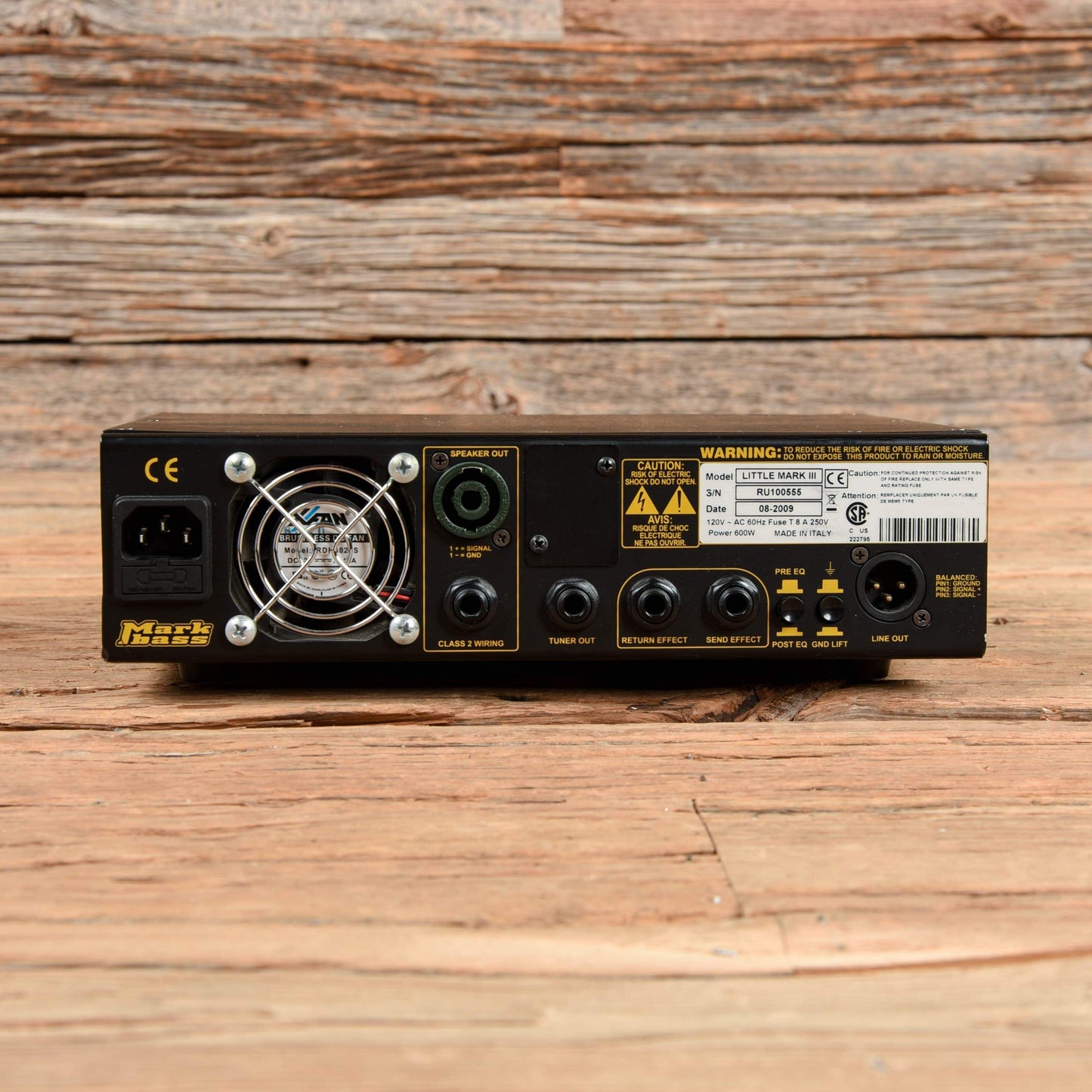 Markbass MBH110020 Little Mark III 500-Watt Bass Head 2009 Amps / Bass Heads