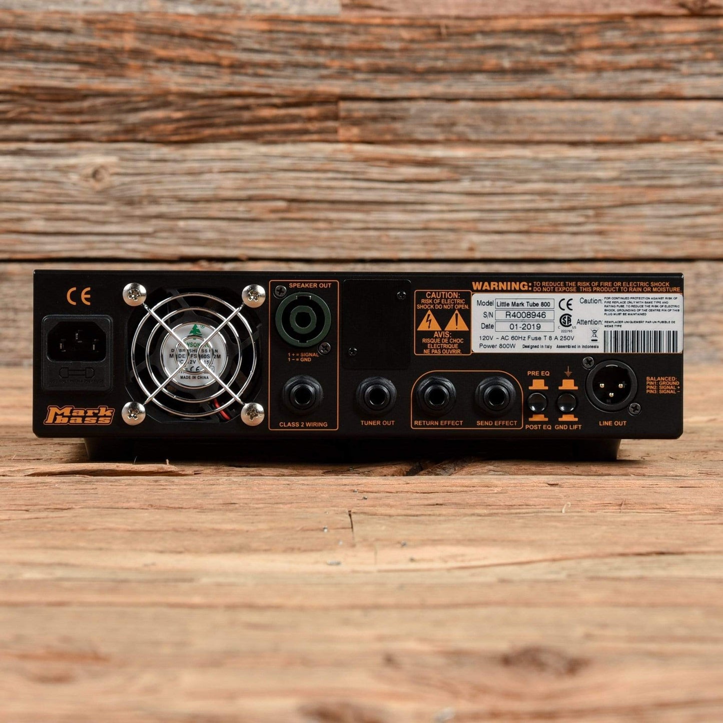 Markbass MBH110023 Little Mark Tube 800-Watt Bass Head 2019 Amps / Bass Heads
