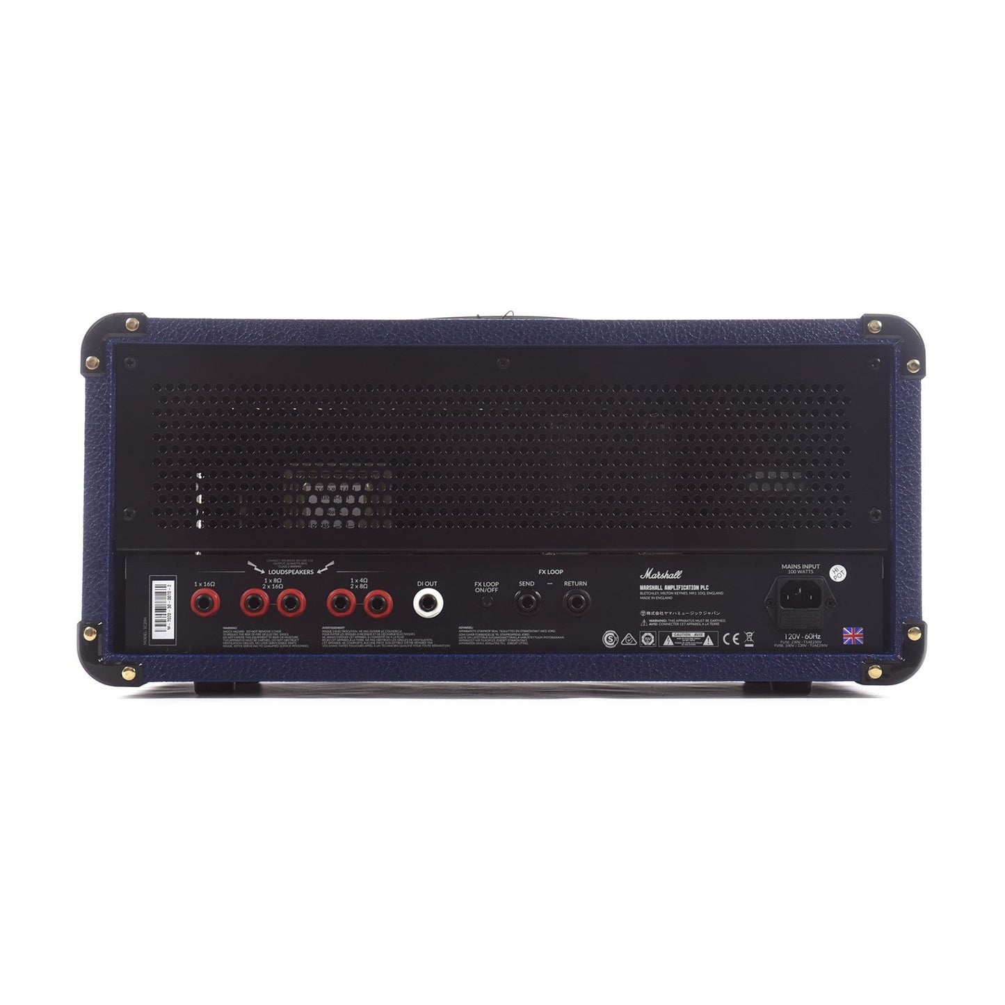 Marshall Limited Edition SC20H Studio Classic Navy Levant JCM800 Series 20W All-Valve 2203 Head w/FX Loop and DI Amps / Guitar Heads