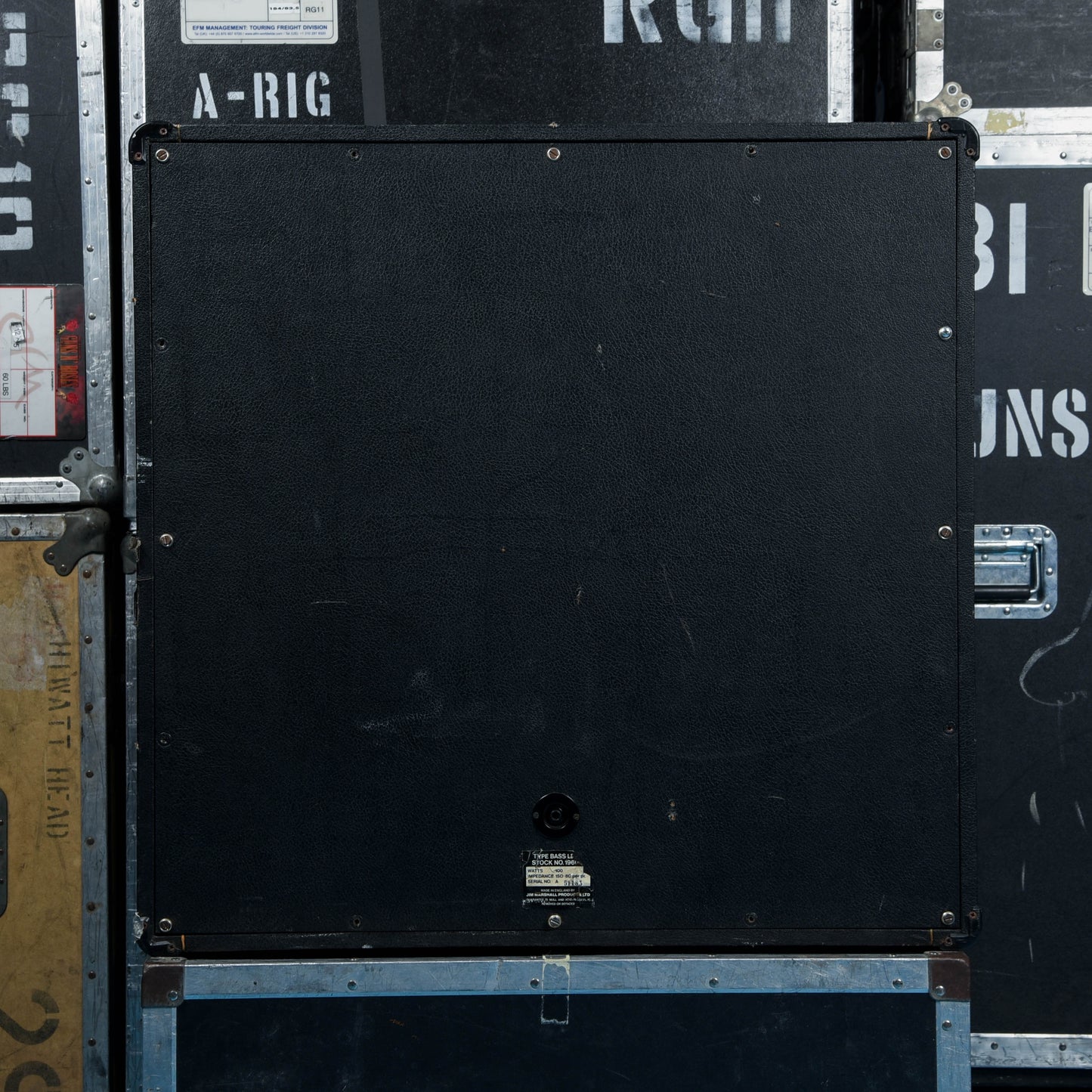 Marshall 4x12 Straight Checkerboard Cabinet 1978