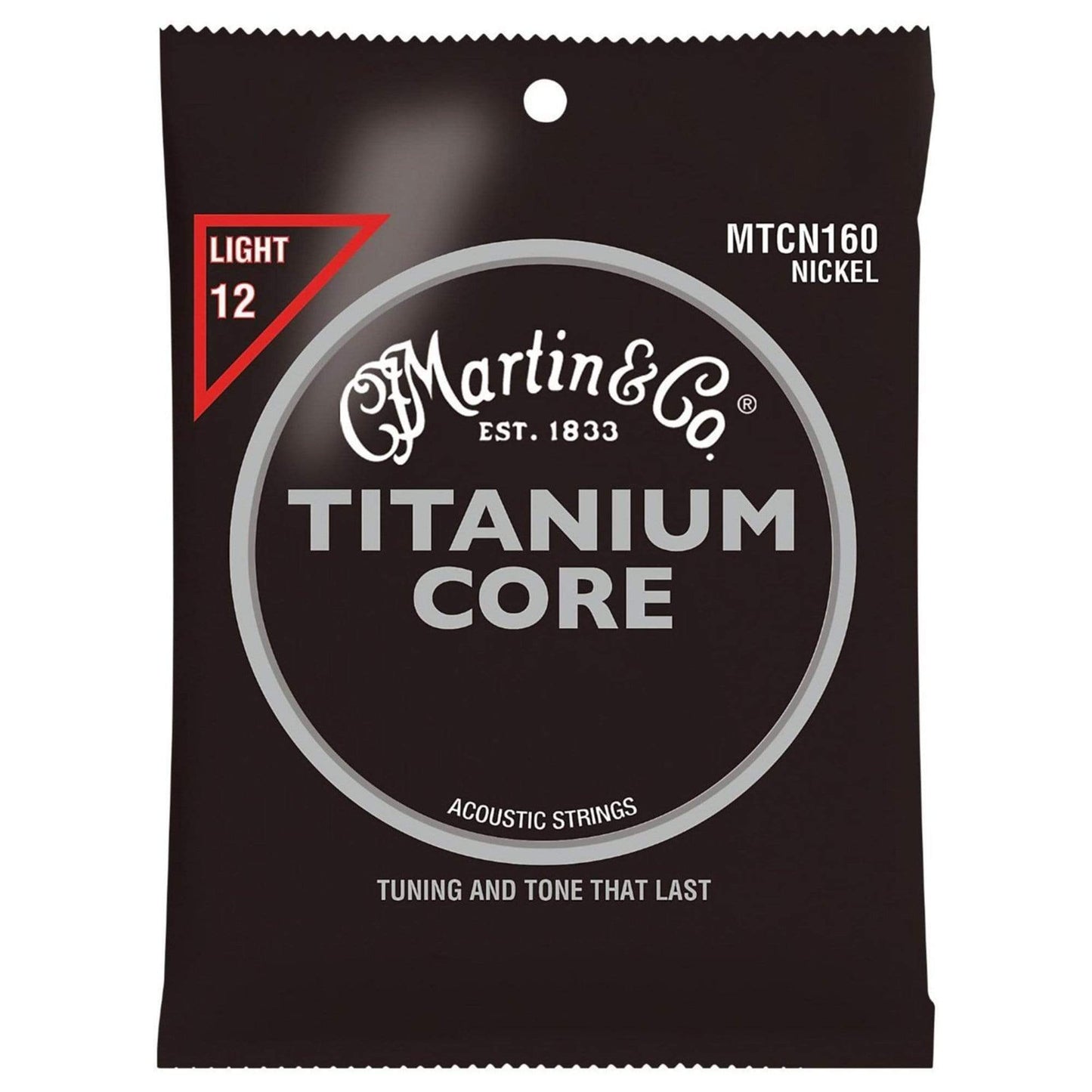 Martin Titanium Core Nickel Light Gauge 12-55 Accessories / Strings / Guitar Strings