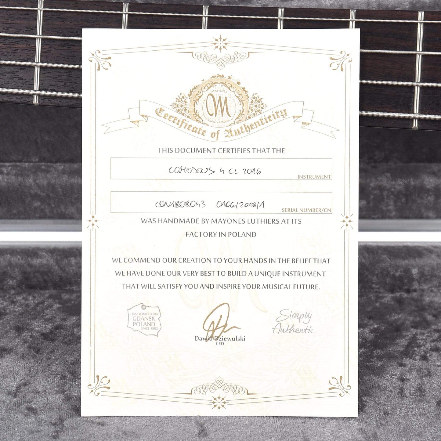 Mayones Comodous Classic 4-String Trans Black Gloss w/Aguilar DCB Soapbars & Aguilar OBP-3 Pre-Amp Bass Guitars / 4-String