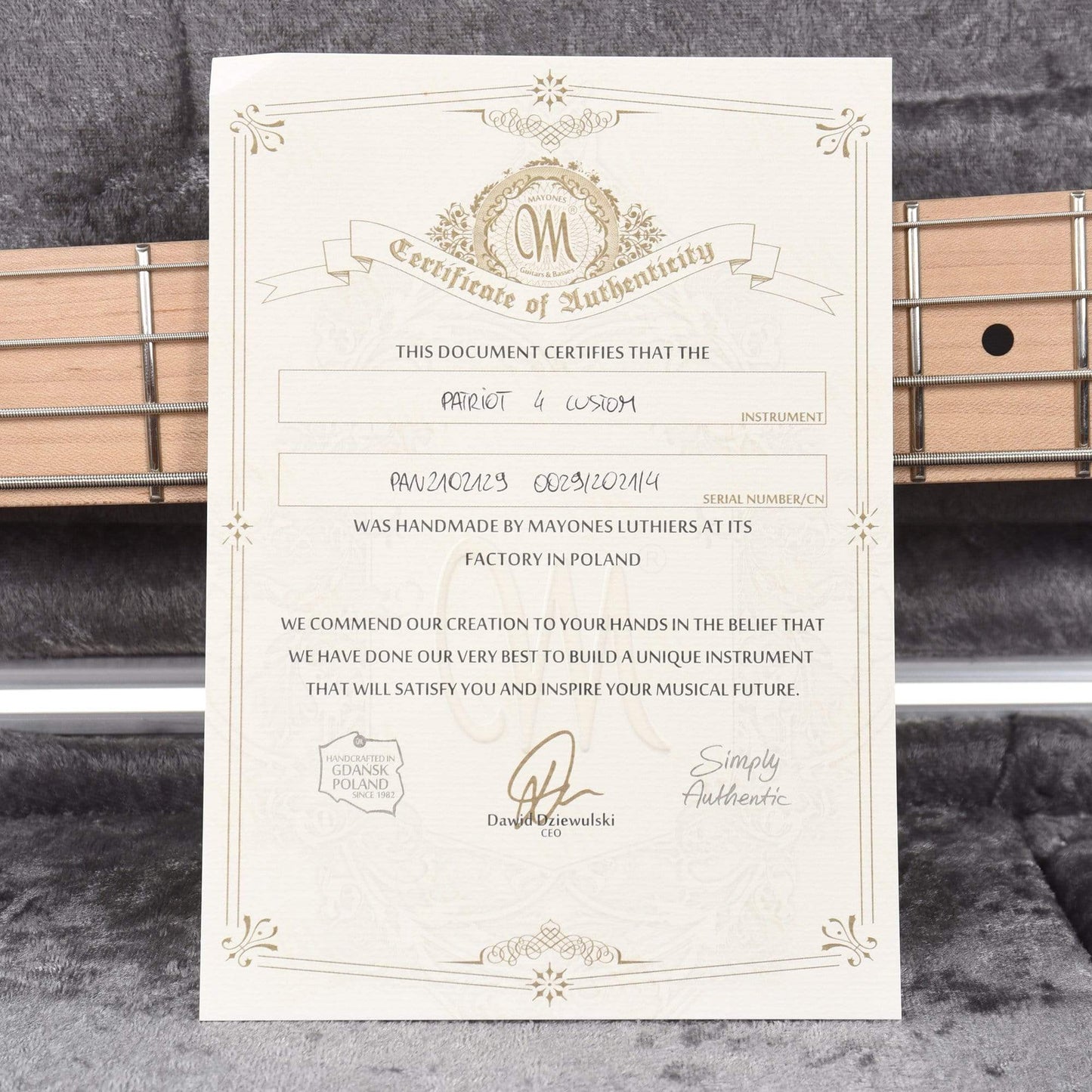 Mayones Patriot 4-String Ash Lava Burst Matt Bass Guitars / 4-String