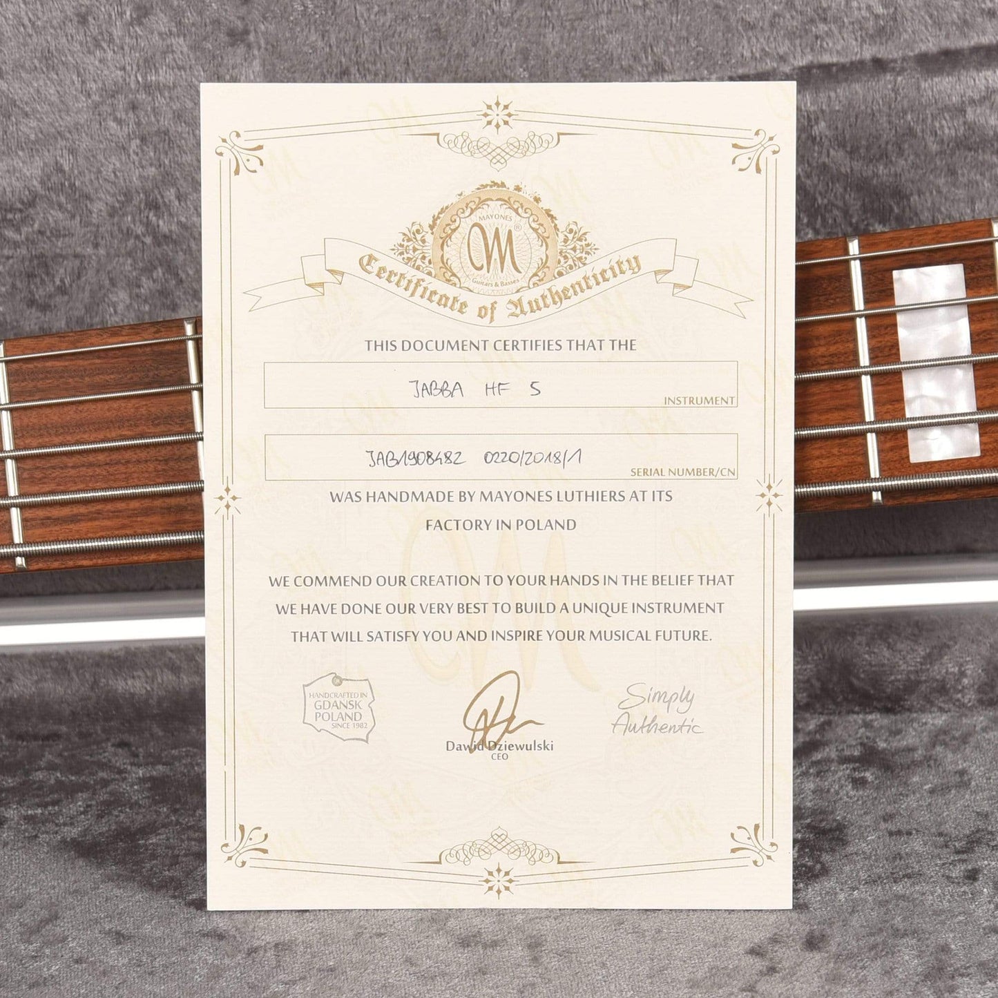 Mayones Jabba Hadrien Feraud Signature 5-String Spruce Top Bass Guitars / 5-String or More