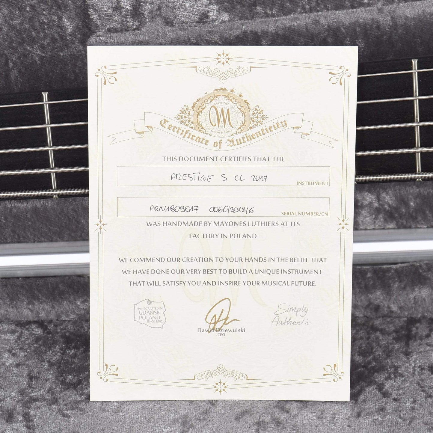 Mayones Prestige Classic 5-String Lava Burst Matte Bass Guitars / 5-String or More