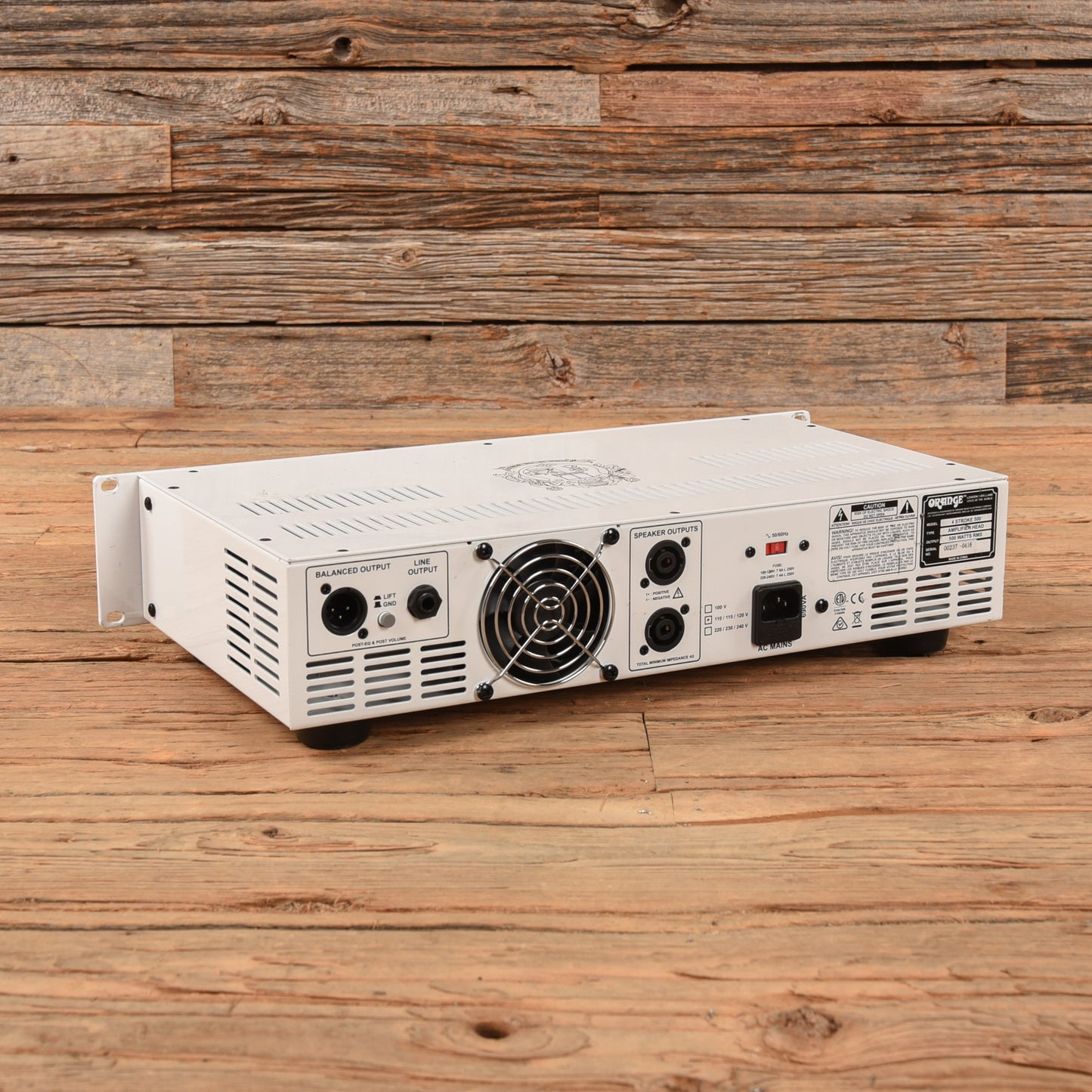 Orange 4 Stroke 500 Bass Head