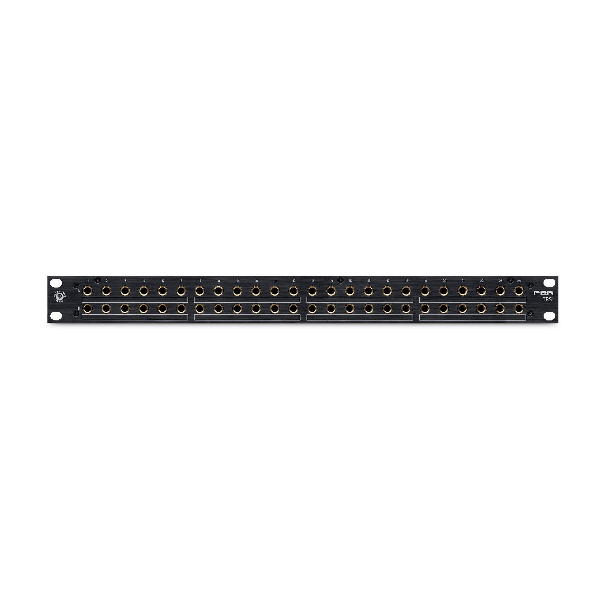 Black Lion Audio PBR TRS3 48-Point Gold-Plated TRS Patchbay w/ 3-way Switching