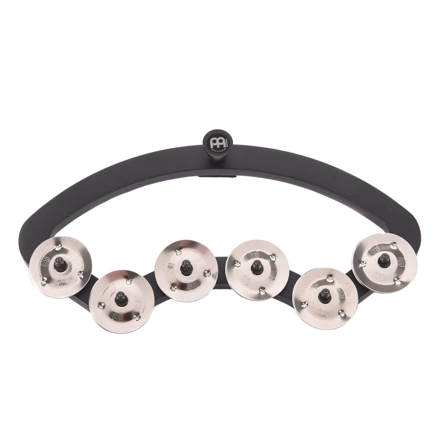 Meinl Backbeat Tambourine For 13-14" Drums, Stainless Steel Jingles Drums and Percussion / Auxiliary Percussion