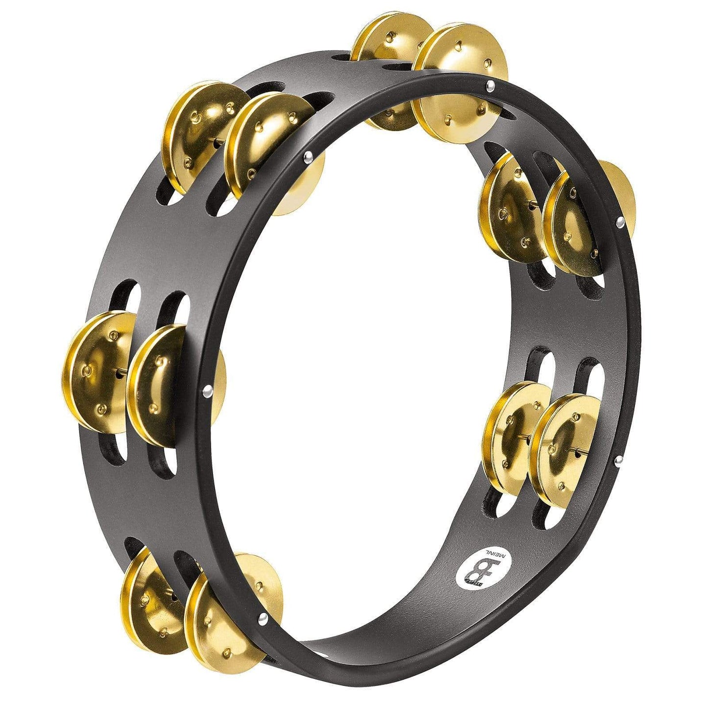 Meinl Compact Tambourine, Brass (BLACK) Drums and Percussion / Auxiliary Percussion