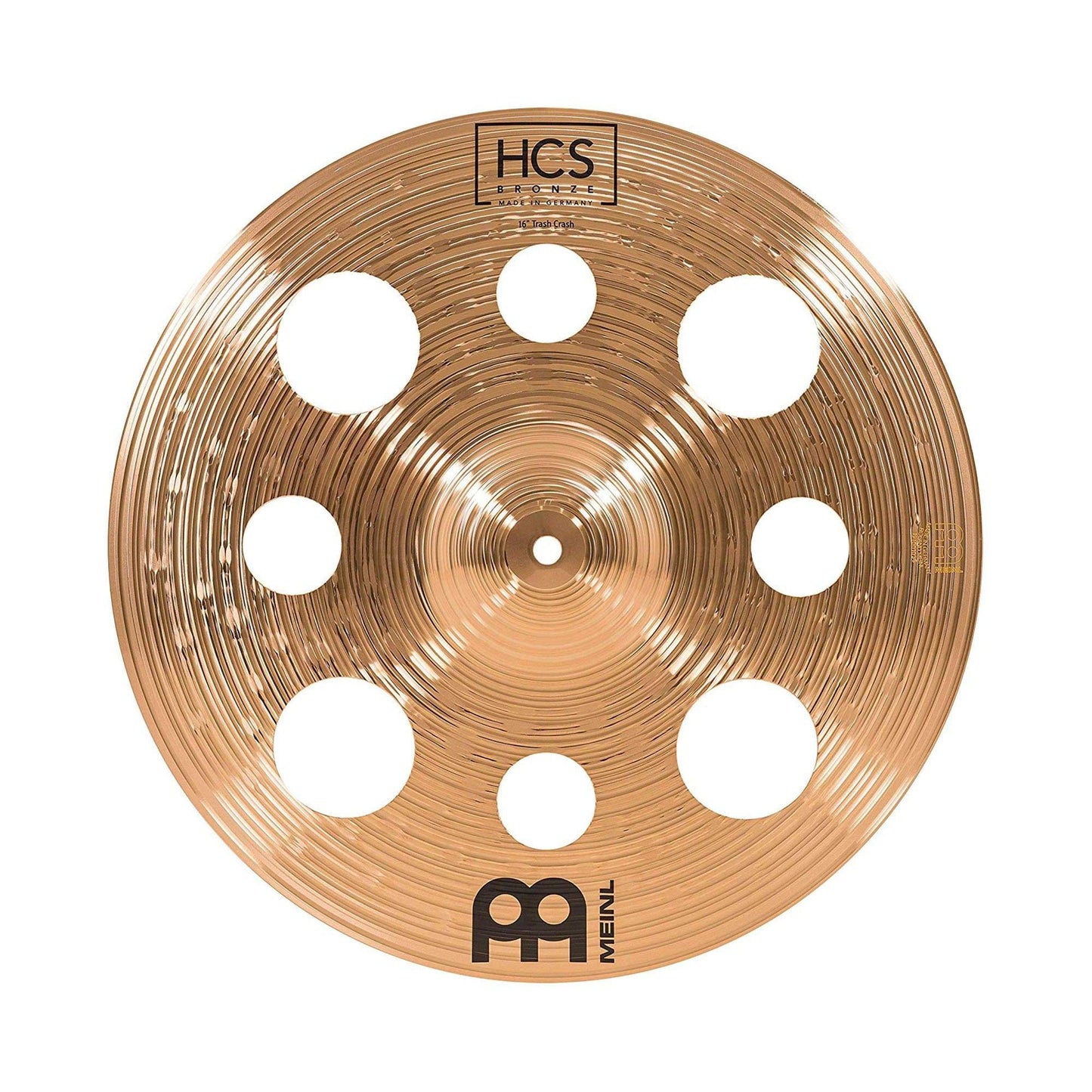 Meinl 16" HCS Bronze Trash Crash Cymbal Drums and Percussion / Cymbals / Crash