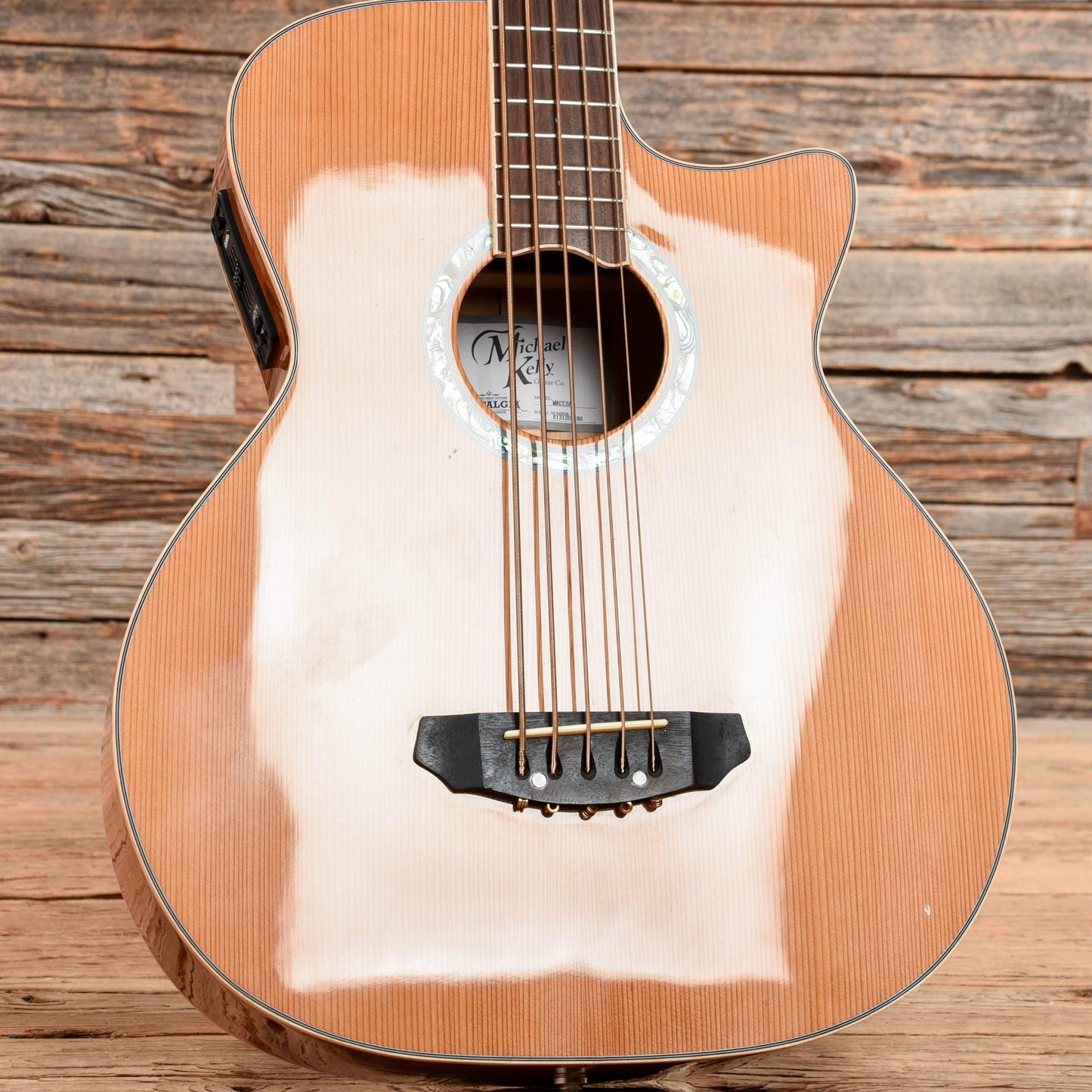 Michael Kelly MKCC5N Club Custom 5 String Bass Gloss Natural 2013 Bass Guitars / 4-String