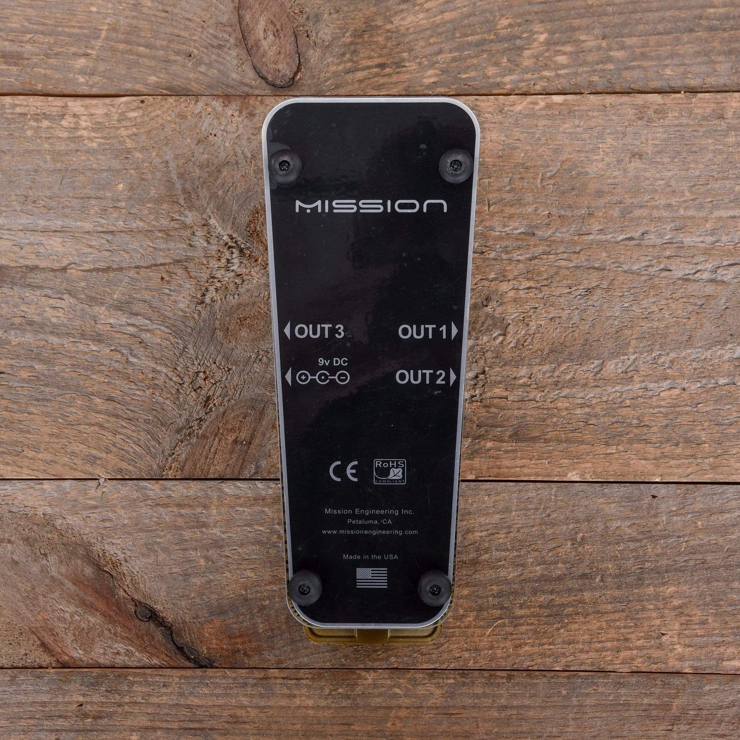 Mission Engineering SP25L Pro Aero Expression Pedal Gold Carbon Effects and Pedals / Controllers, Volume and Expression