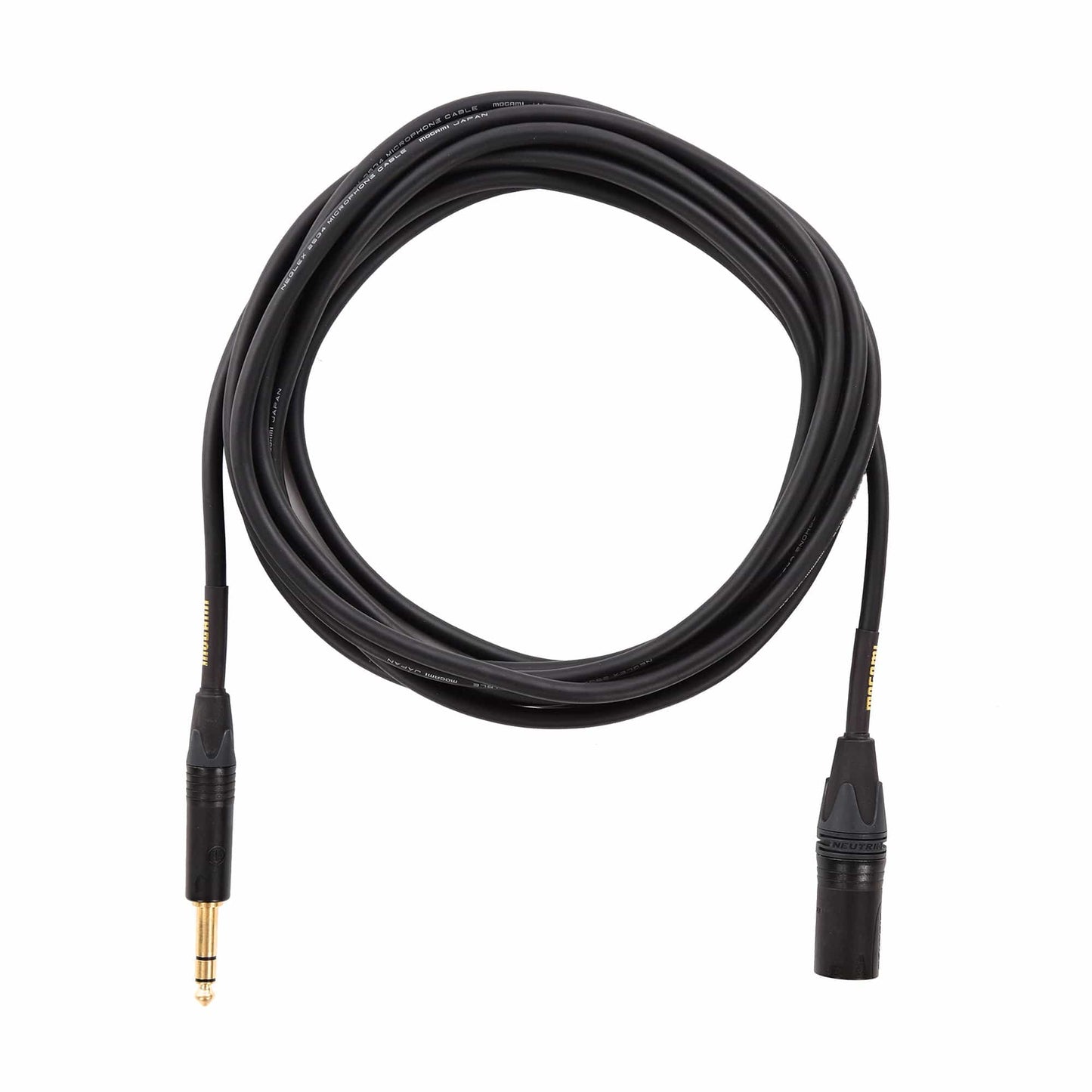 Mogami Gold 1/4" TRS to XLR Male Stereo Cable 15' Accessories / Cables