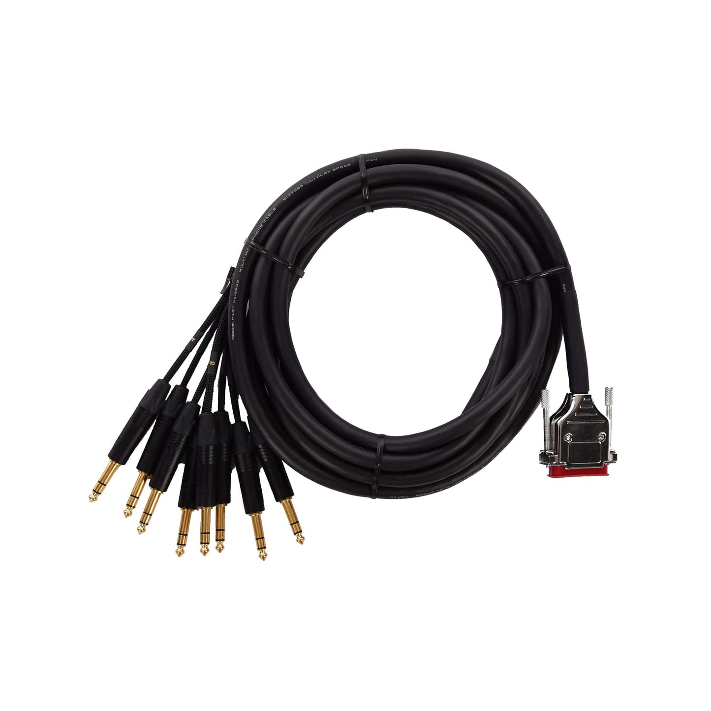 Mogami Gold DB25-TRS 8-channel Analog Interface Cable 15' Accessories / Cables