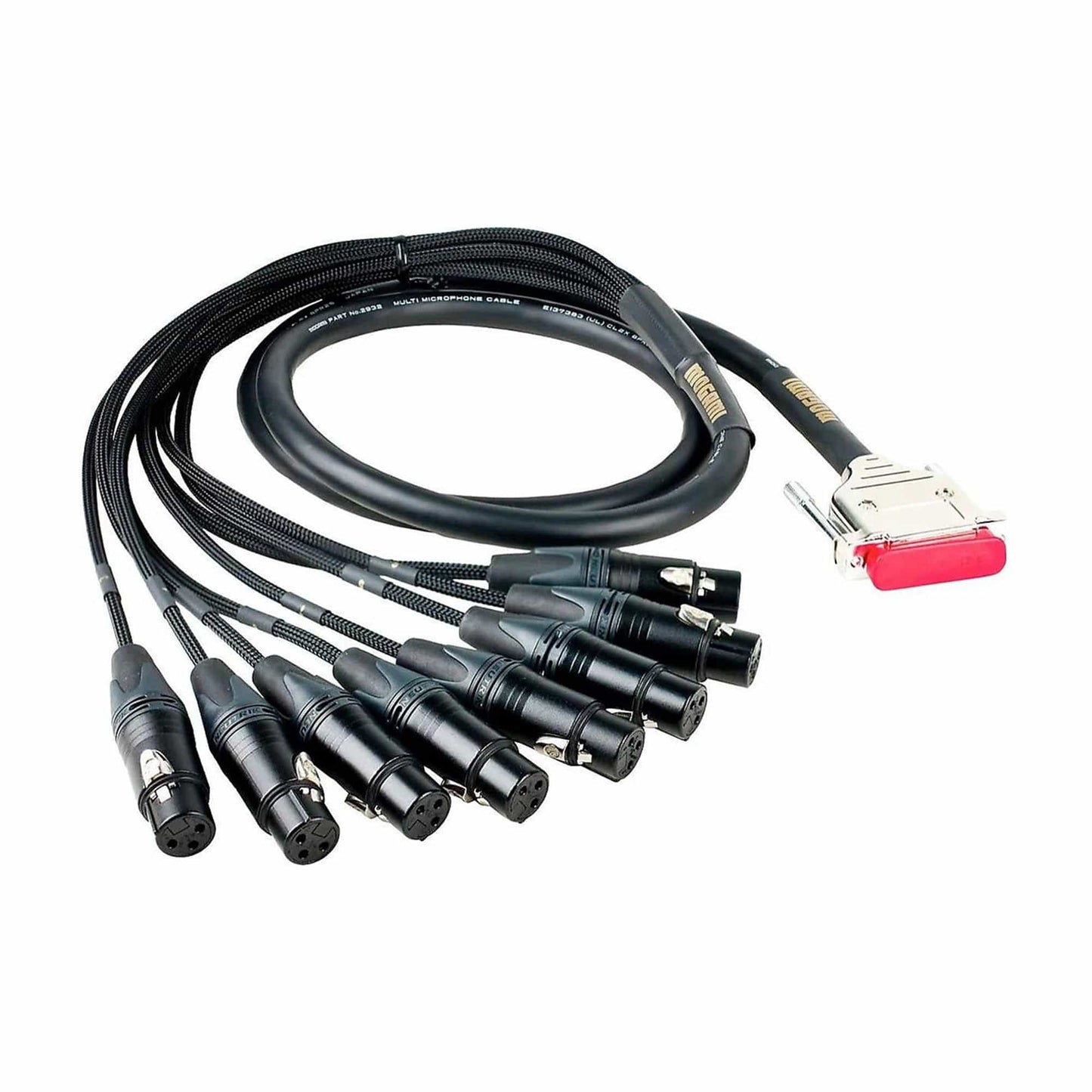 Mogami Gold DB25-XLRF 8-channel Analog Interface Cable 50' Accessories / Cables