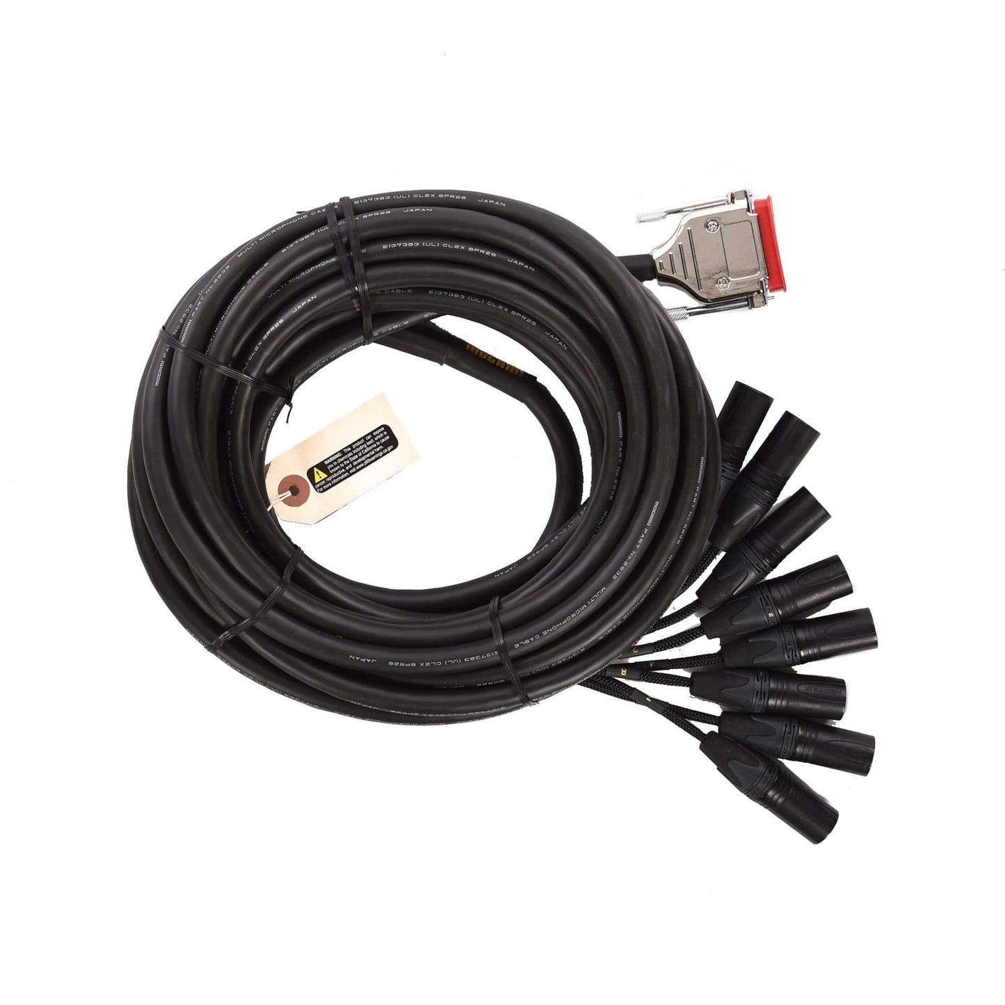 Mogami Gold DB25-XLRM 8-channel Analog Interface Cable 30' Accessories / Cables