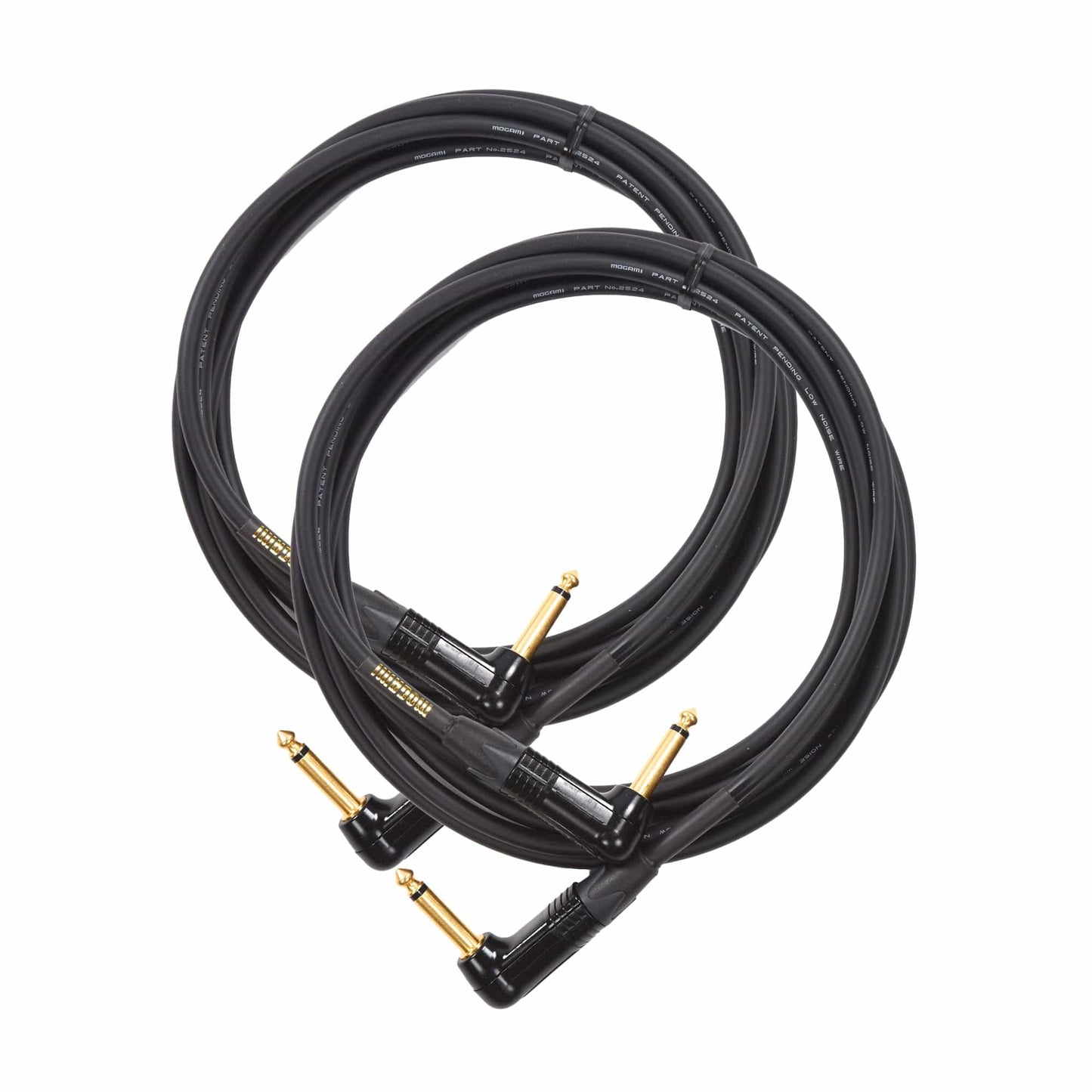 Mogami Gold Instrument Cable 10' Angle-Angle 2 Pack Bundle Accessories / Cables