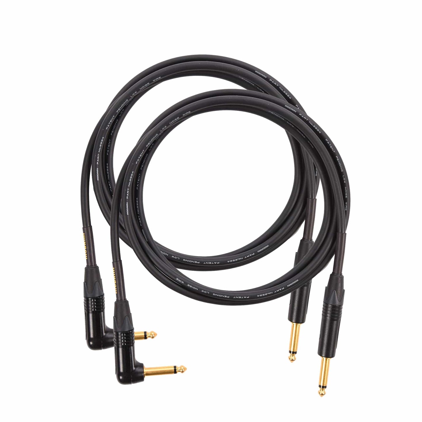 Mogami Gold Instrument Cable 6' Angle-Straight 2 Pack Bundle Accessories / Cables
