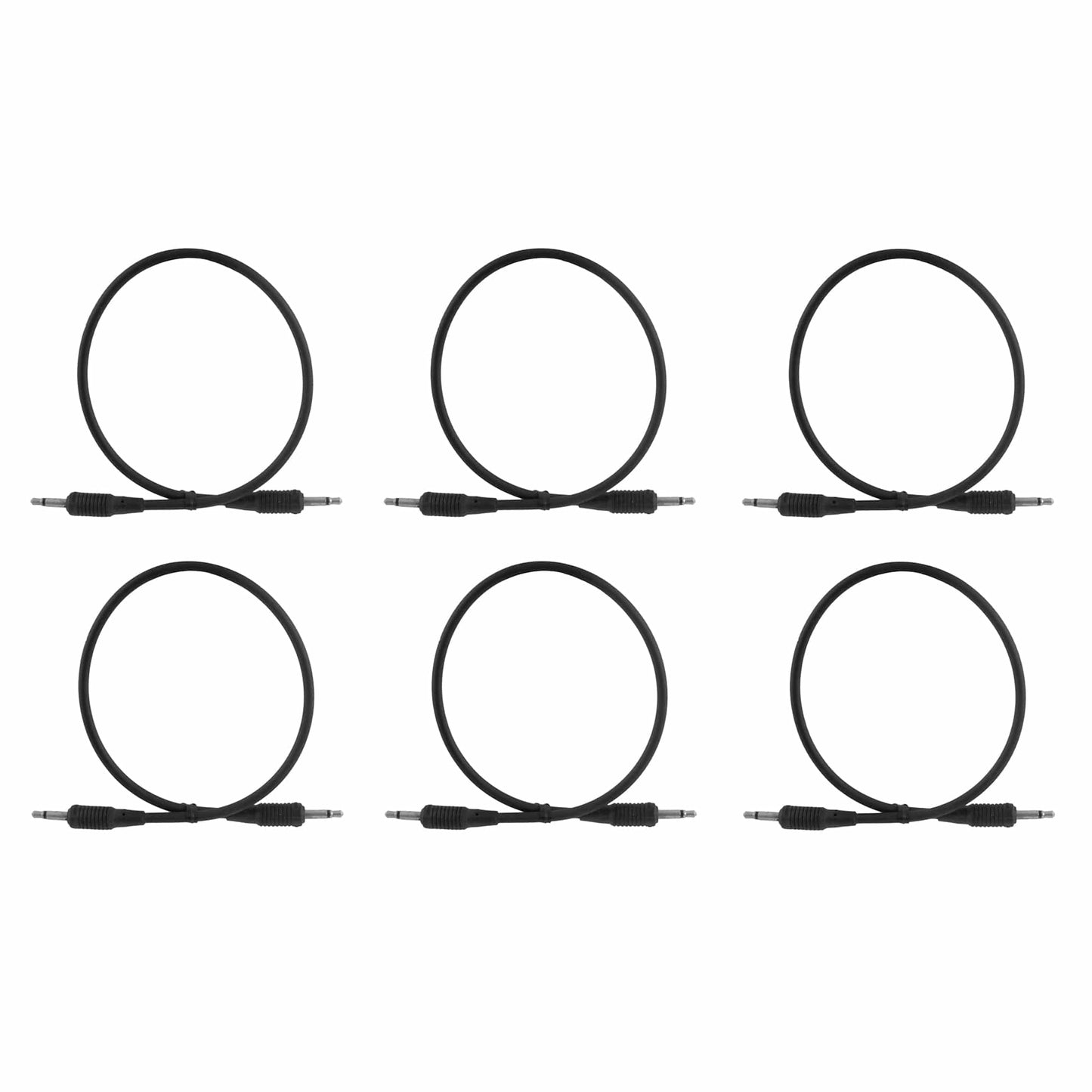 Mogami Pure Patch 3.5mm TS Mono Cable 1' 6 Pack Bundle Accessories / Cables