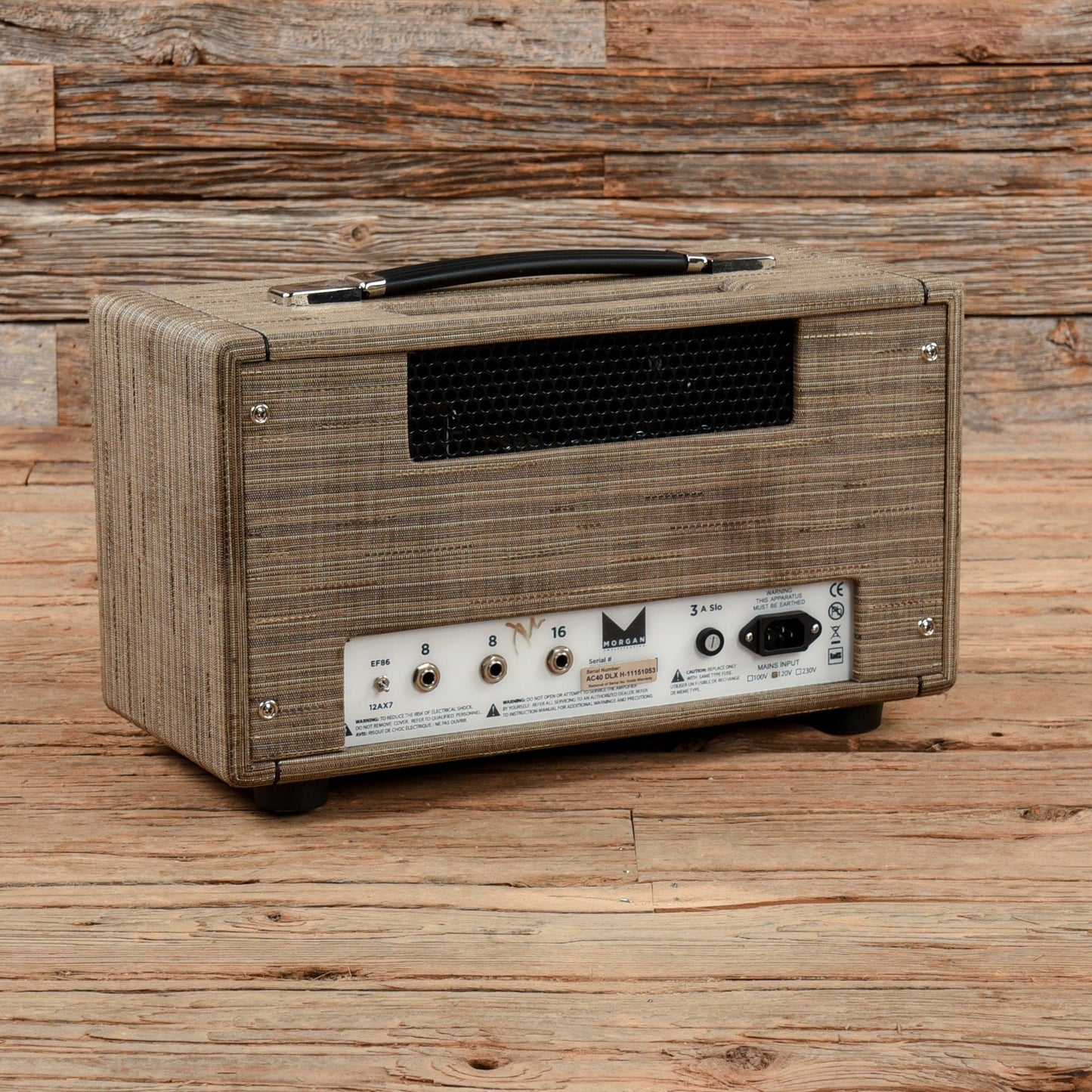 Morgan Amplification AC40 Deluxe Head 40W Driftwood Amps / Guitar Heads