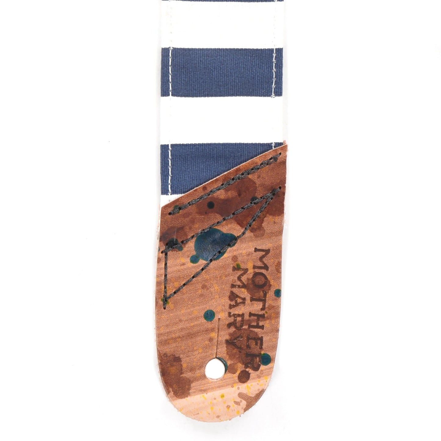 Mother Mary Black/Yellow/Red/Blue/Pink/Green Multi Stripes Guitar Strap Accessories / Straps