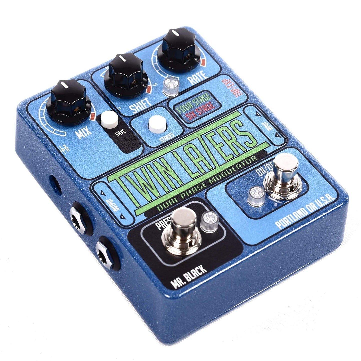 Mr. Black Twin-Lazers True Stereo Phase Shifter & Modulator Effects and Pedals / Phase Shifters