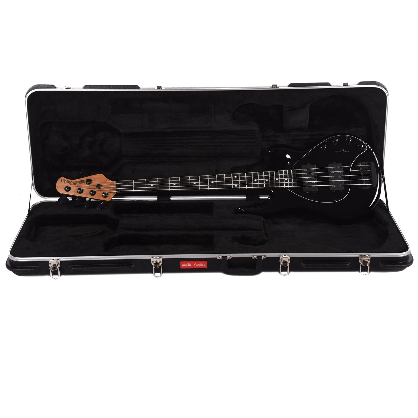Music Man StingRay 5 Special H Jet Black Ebony Fingerboard w/Black Pickguard Bass Guitars / 5-String or More
