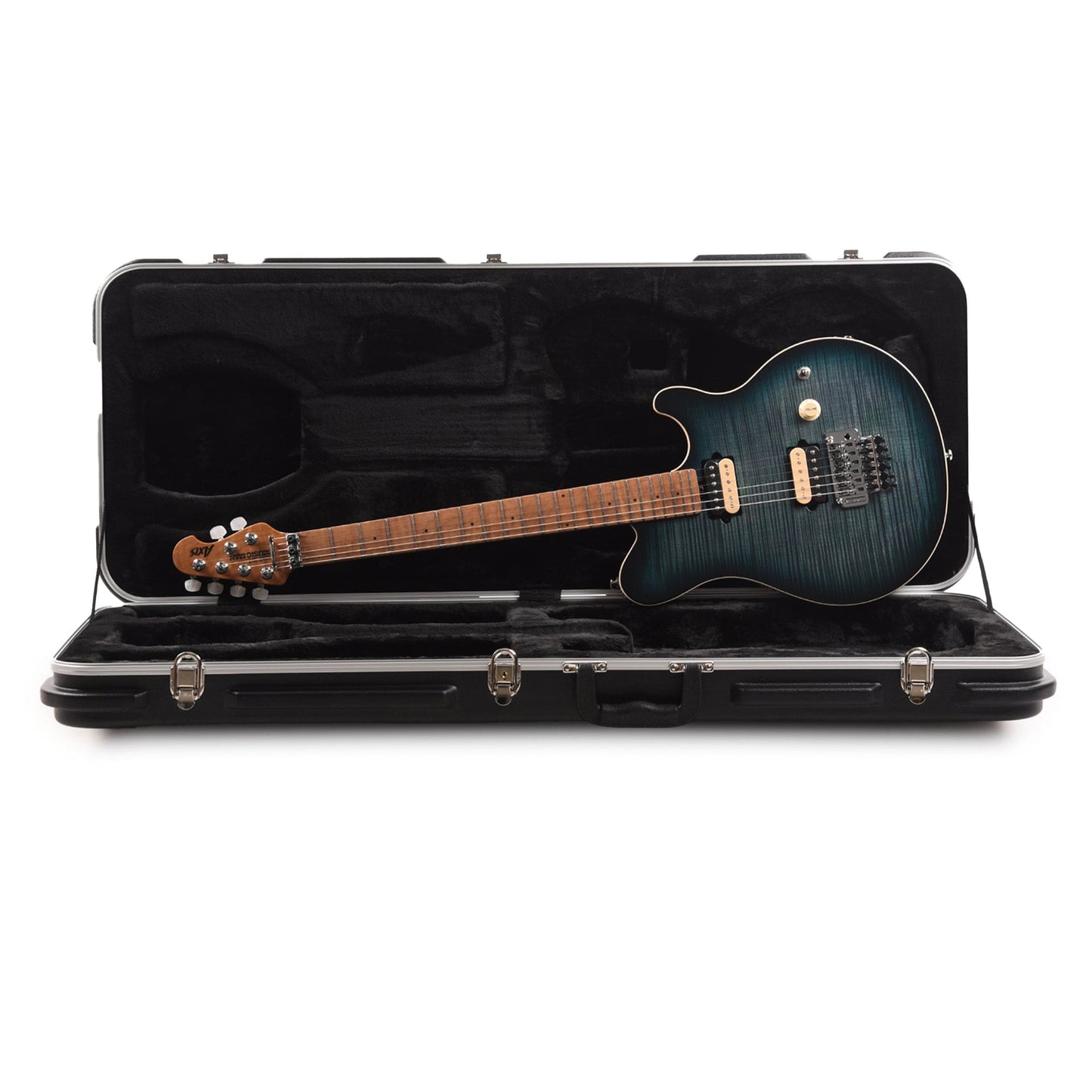 Music Man Axis Yucatan Blue Flame Electric Guitars / Solid Body