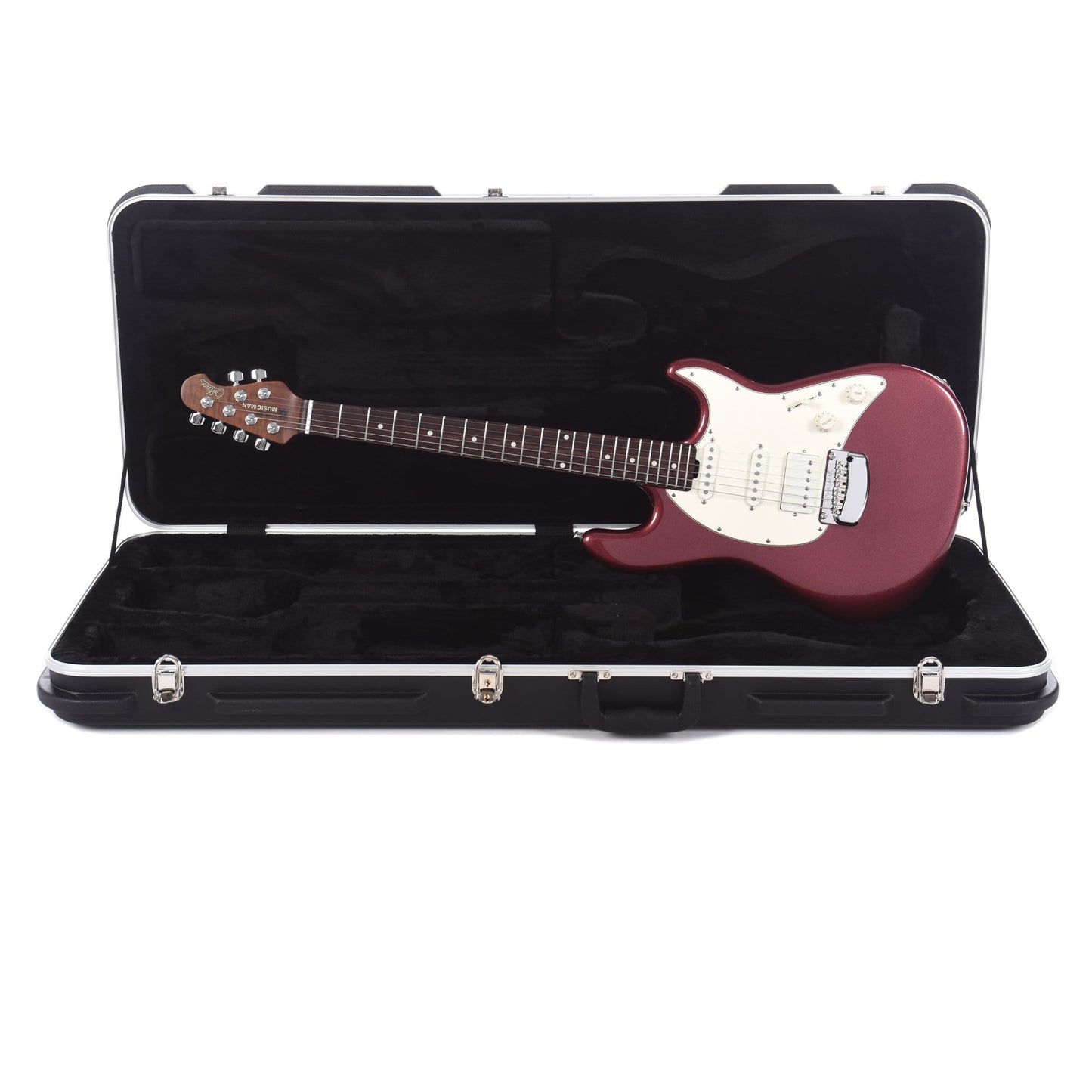 Music Man Cutlass HSS Trem Maroon Mist w/Parchment Pickguard Electric Guitars / Solid Body