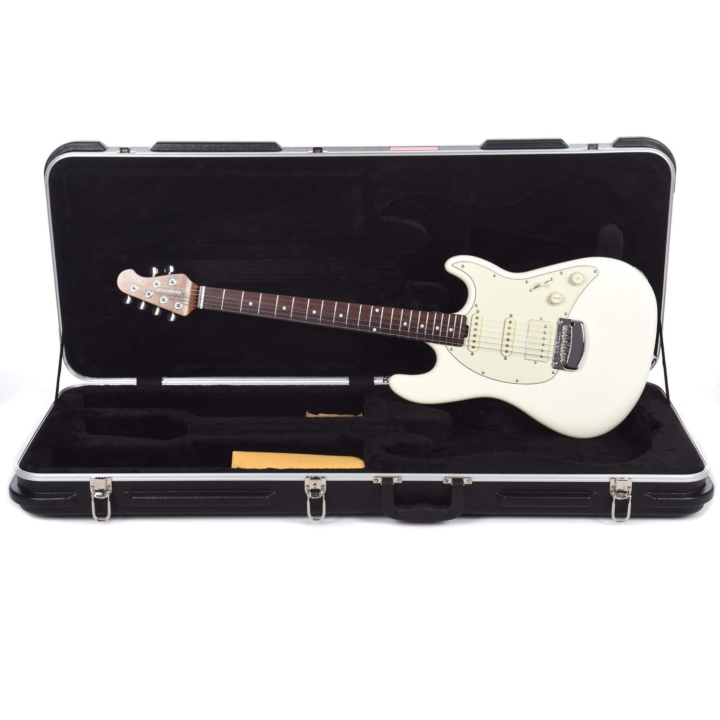 Music Man Cutlass RS HSS Trem Ivory White Electric Guitars / Solid Body