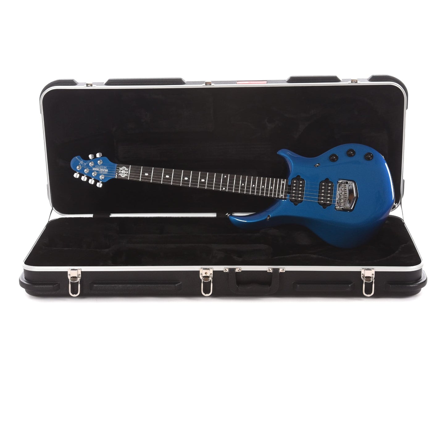 Music Man Majesty 6 Color Shift Opaque Kinetic Blue Electric Guitars / Solid Body