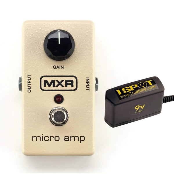 MXR M-133 Micro Amp Bundle w/ Truetone 1 Spot Space Saving 9v