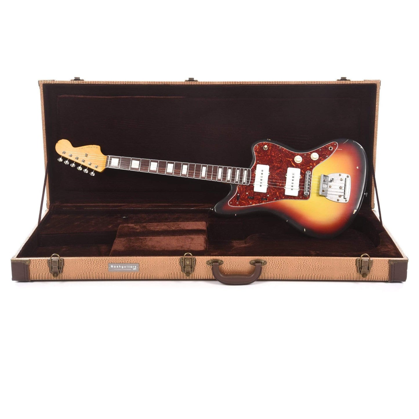 Nash JM-63 3-Tone Sunburst Light Relic w/Block Inlays, 4-Ply Tortoise Pickguard, & Lollar Pickups Electric Guitars / Solid Body