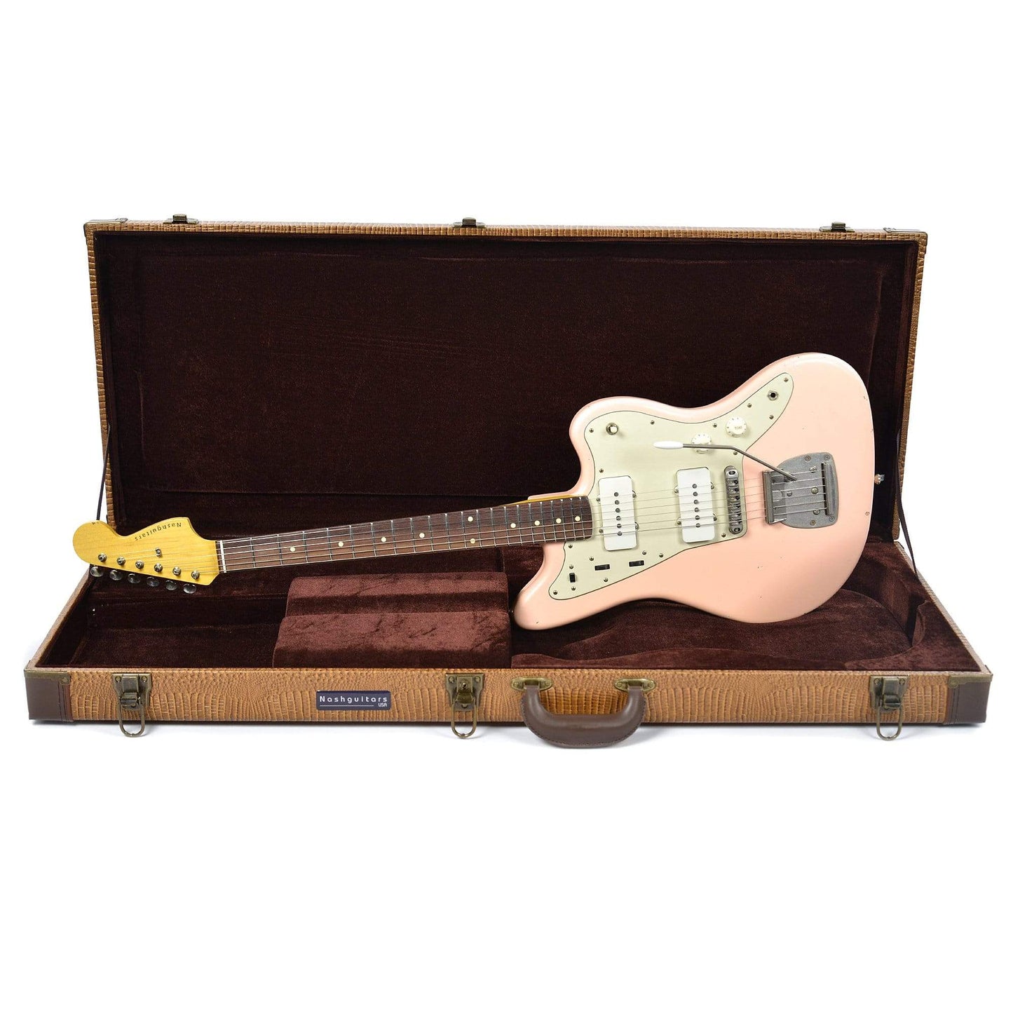 Nash JM-63 Shell Pink Alder Light Relic w/3-Ply Mint Pickguard & Lollar Pickups Electric Guitars / Solid Body