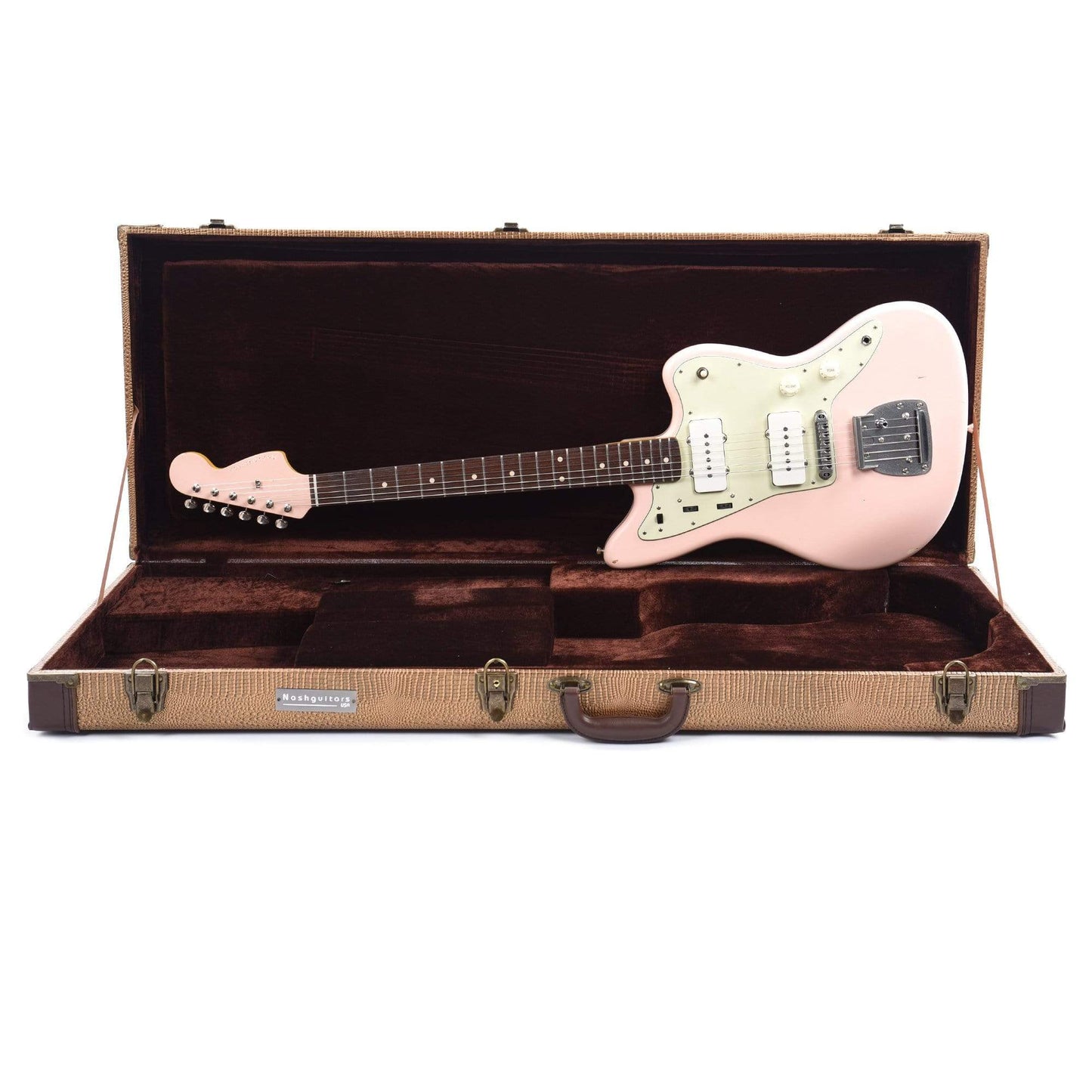 Nash JM-63 Shell Pink Light Relic w/3-Ply Mint Pickguard, Matching Headstock, Lollar Pickups Electric Guitars / Solid Body