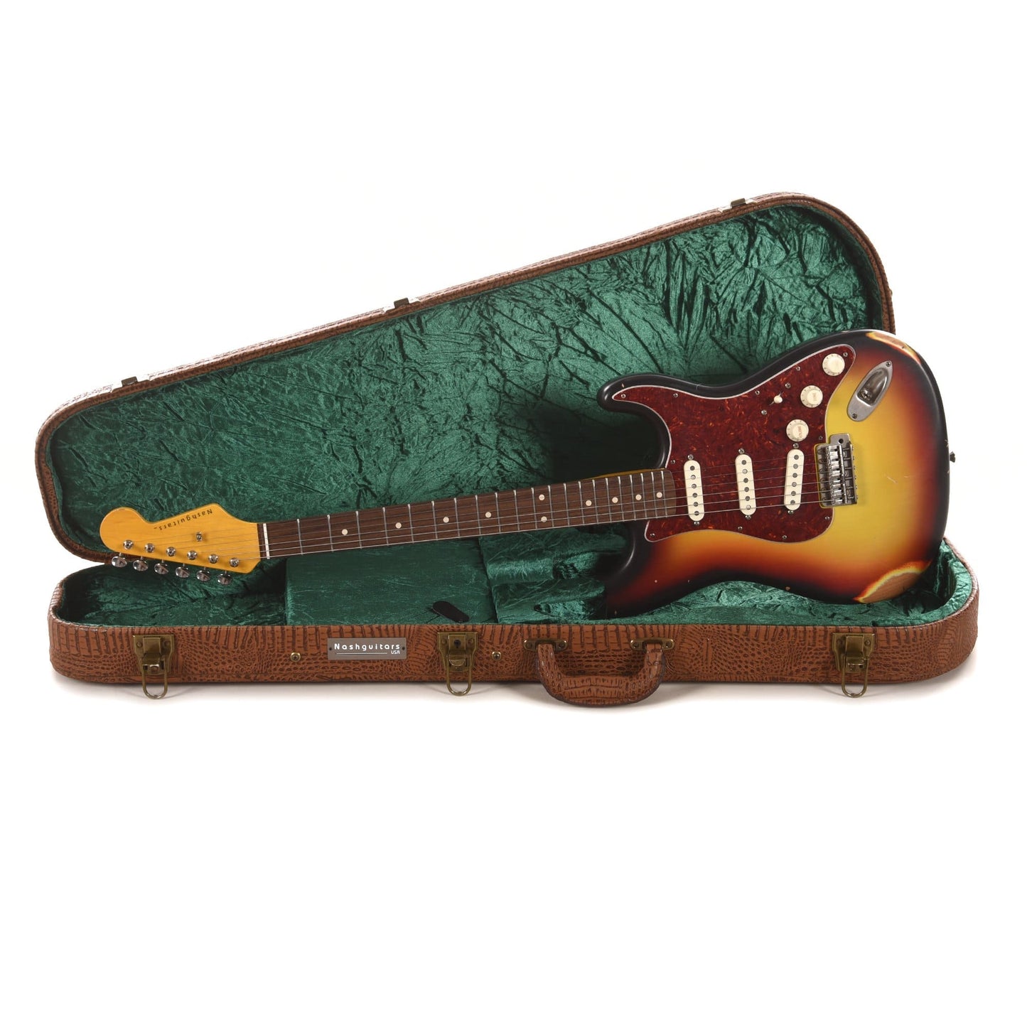 Nash S-63 3-Tone Sunburst Medium Relic w/4-Ply Tortoise Pickguard & Lollar Pickups Electric Guitars / Solid Body