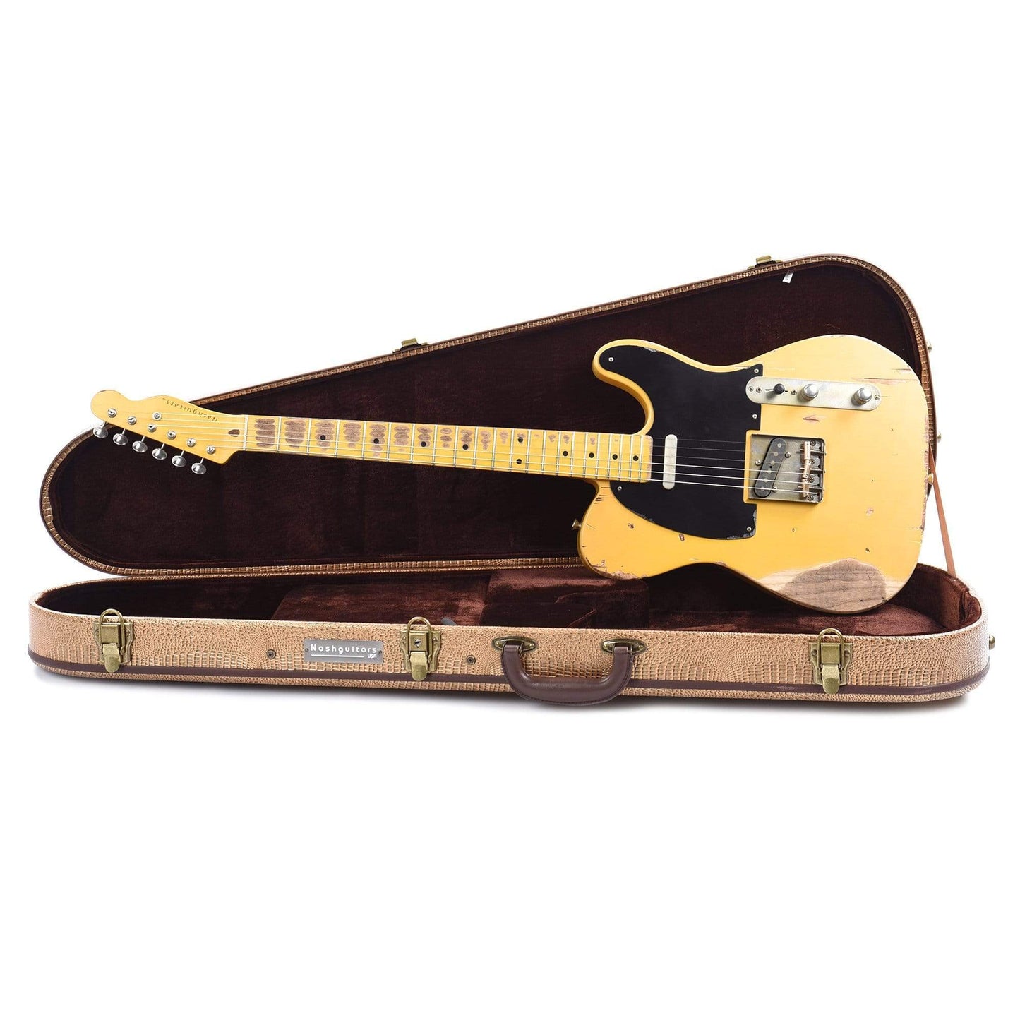 Nash T-52 Butterscotch Blonde Heavy Relic w/1-Ply Black Pickguard & Lollar Pickups Electric Guitars / Solid Body