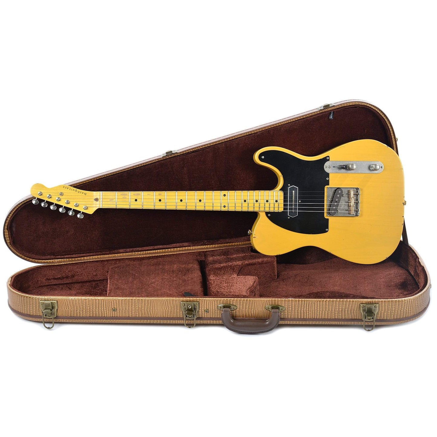Nash T-52 Butterscotch Blonde Light Relic w/1-Ply Black Pickguard & Lollar Charlie Christian Electric Guitars / Solid Body