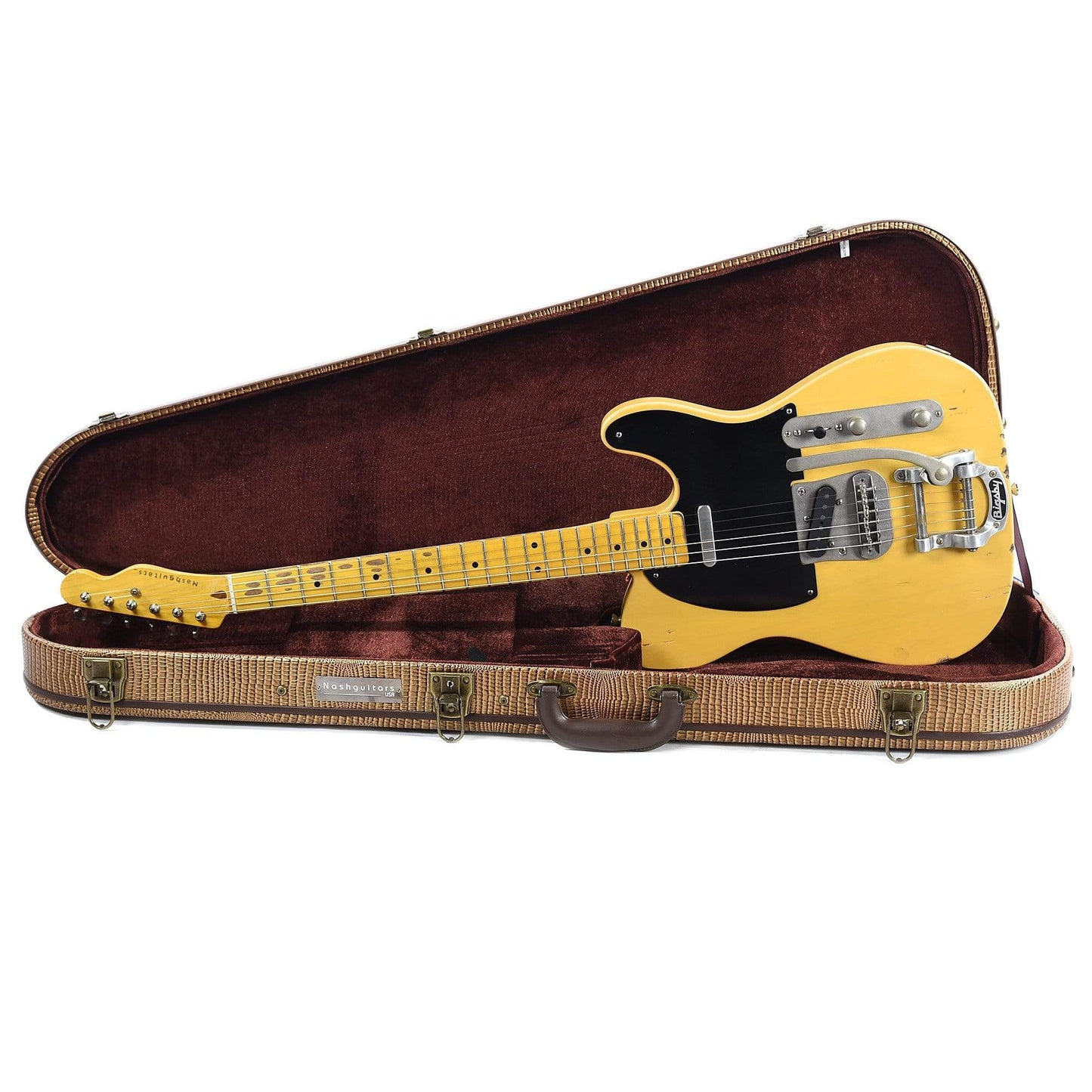 Nash T-52 Butterscotch Blonde Light Relic w/Bigsby & Lollar Pickups Electric Guitars / Solid Body