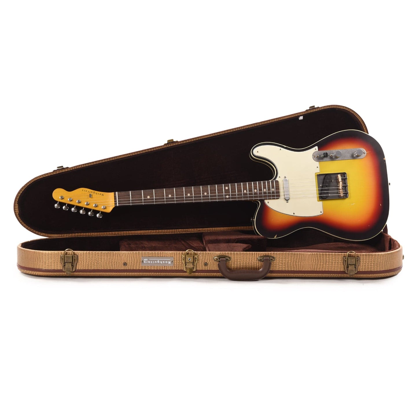 Nash T-63 3-Tone Sunburst Light Relic Double Bound w/3-Ply White Pickguard, & Lollar Pickups Electric Guitars / Solid Body